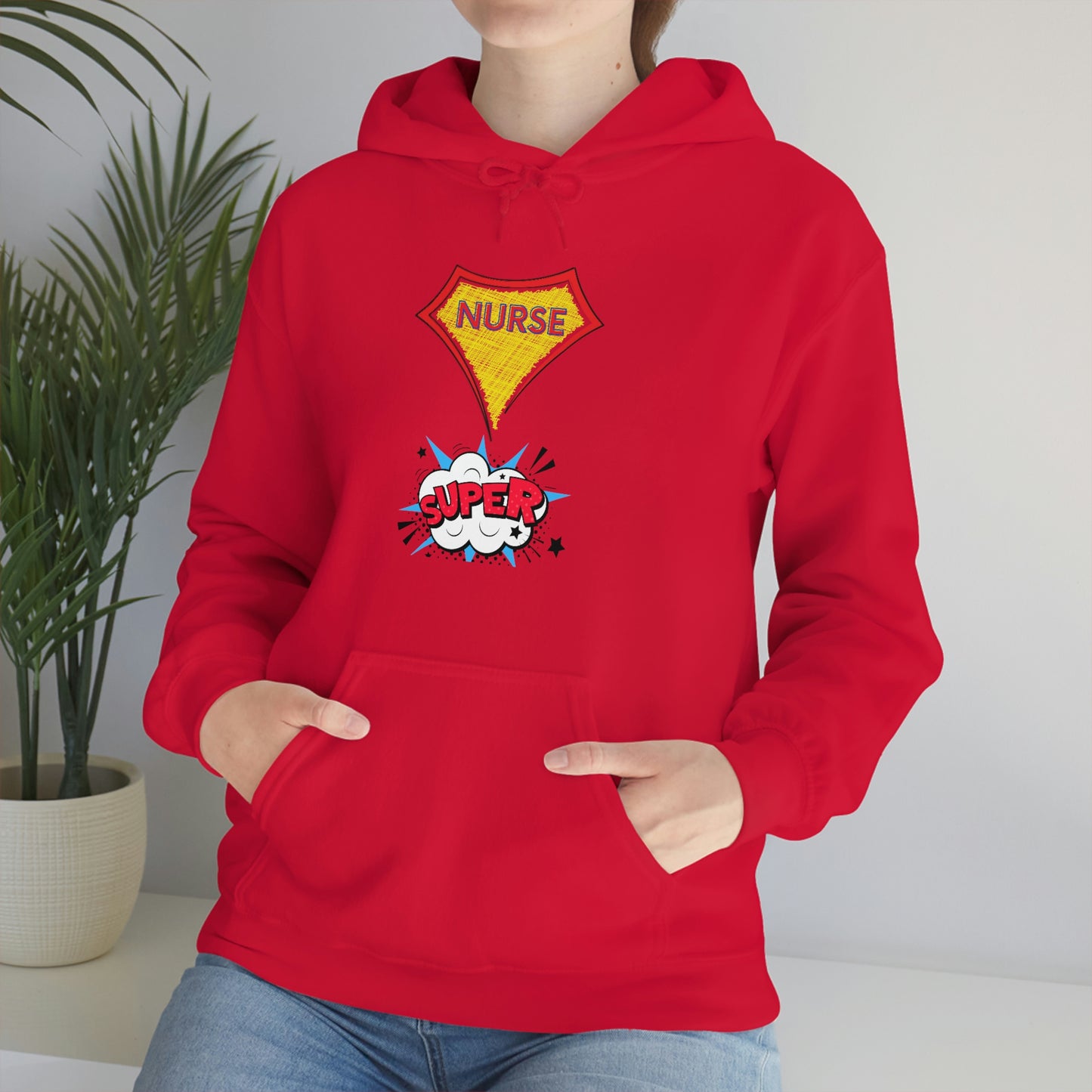 Super Nurse Hoodie Unisex Heavy Blend Hooded Sweatshirt