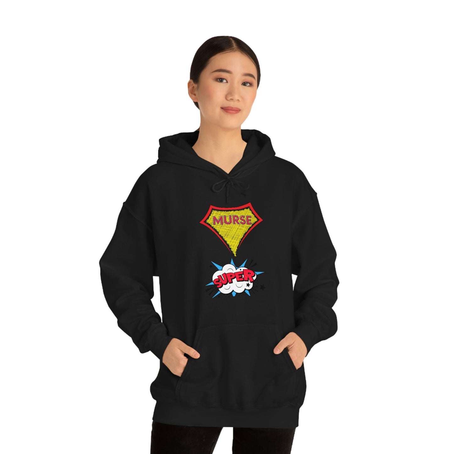 Super Murse Hoodie Unisex Heavy Blend Hooded Sweatshirt