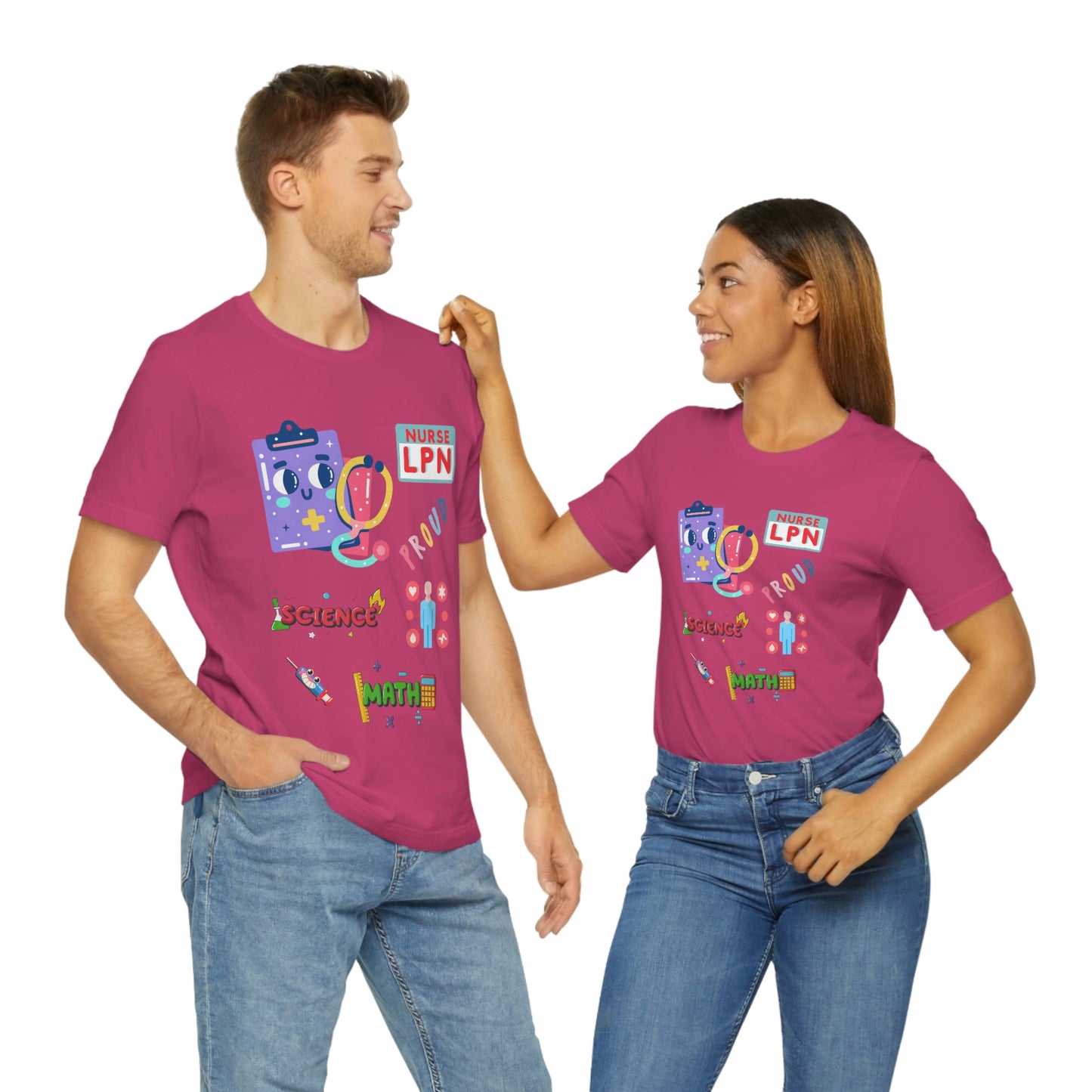 Nurse LPN Unisex Jersey Short Sleeve Tee Shirt