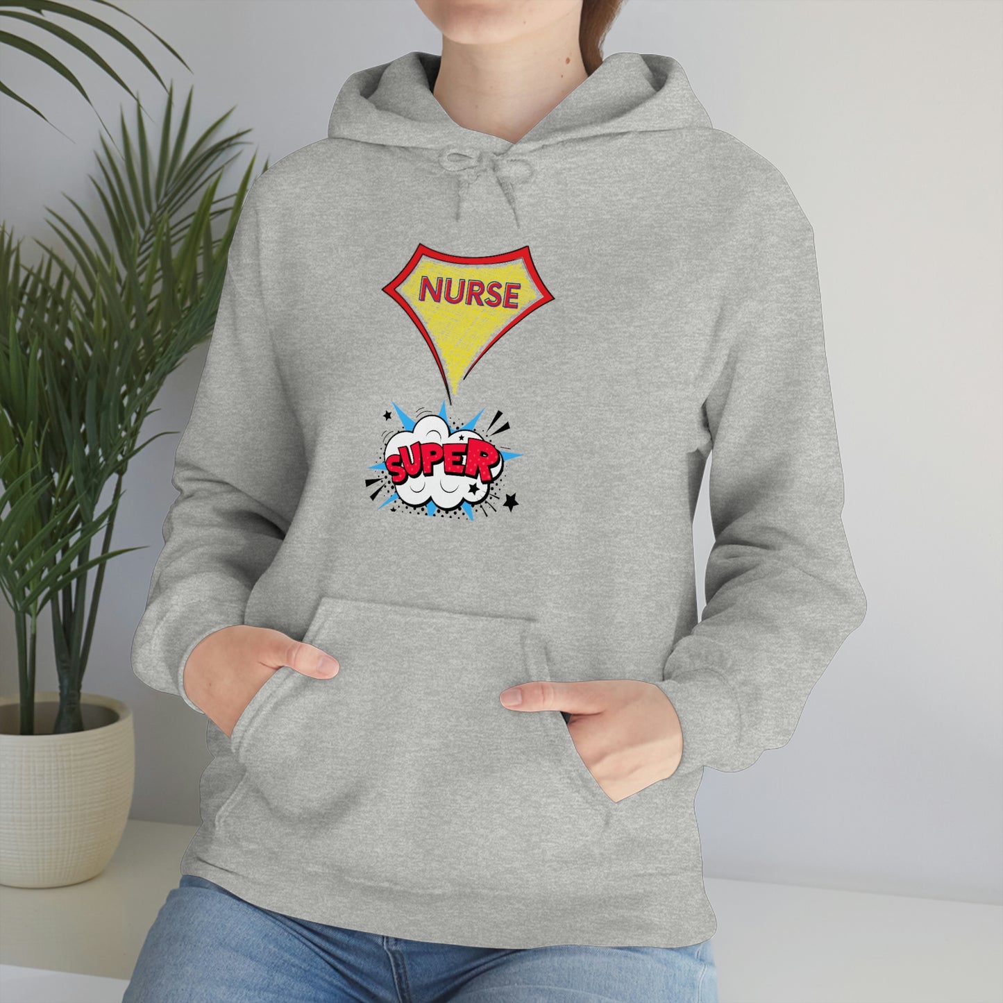 Super Nurse Hoodie Unisex Heavy Blend Hooded Sweatshirt