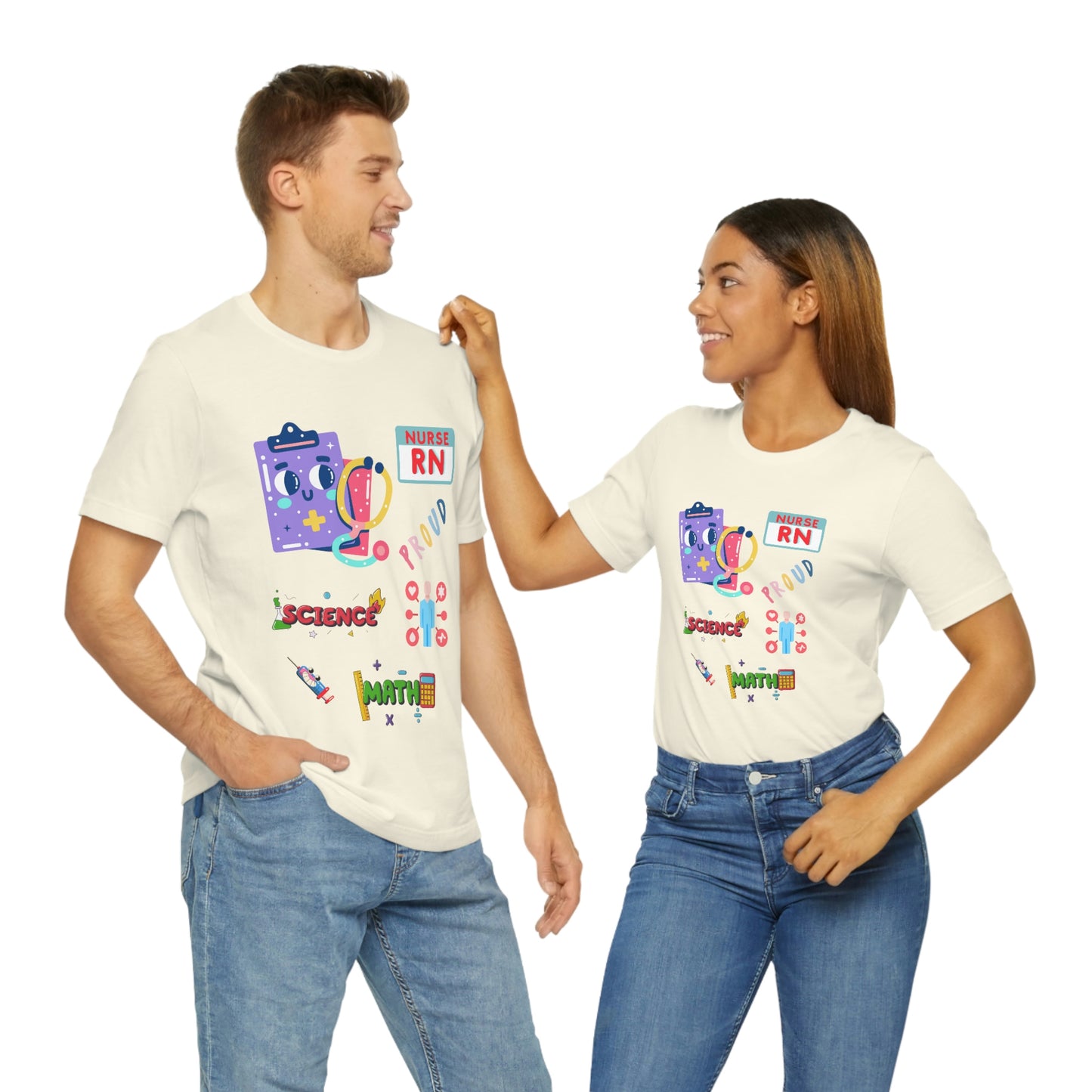 Nurse RN Unisex Jersey Short Sleeve Tee Shirt