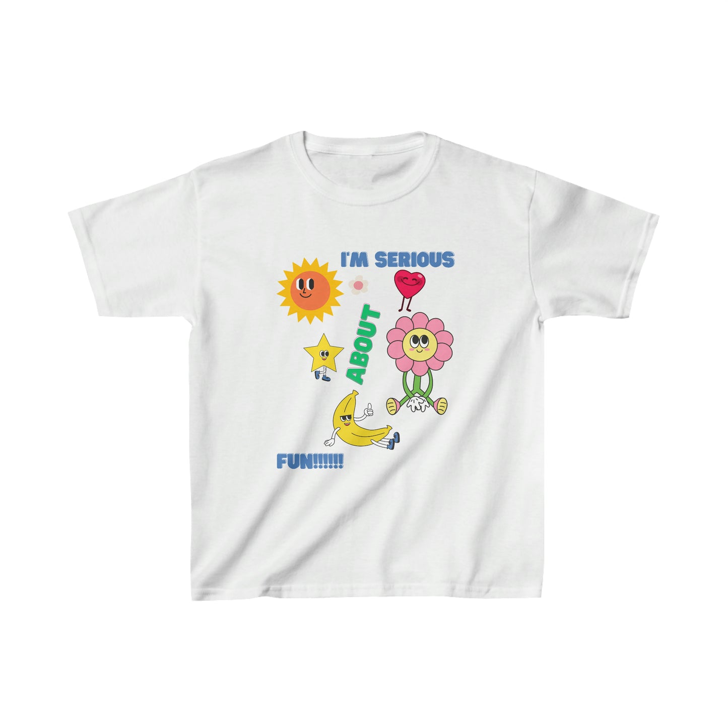 I'm serious about fun Kids Heavy Cotton™ Tee shirt