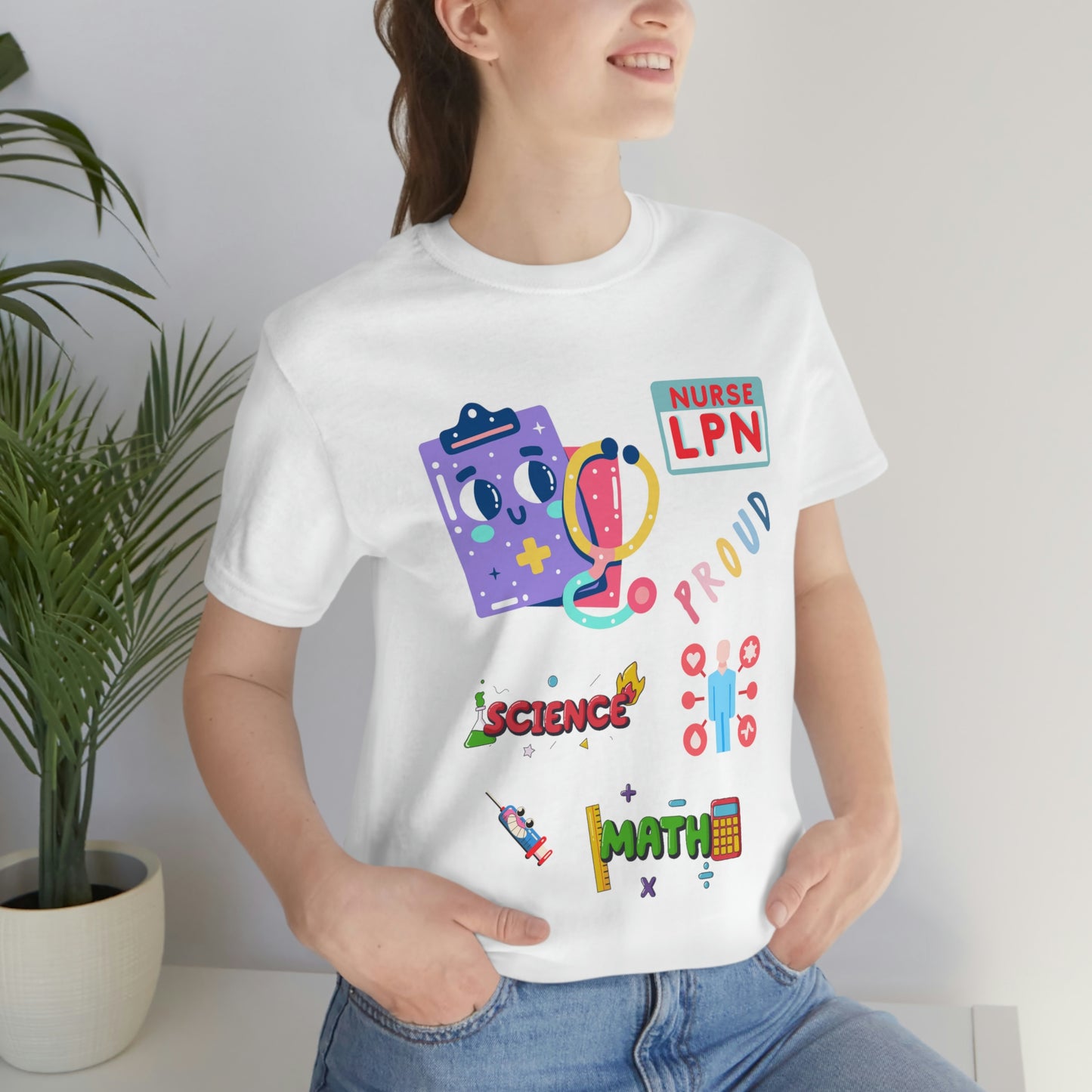 Nurse LPN Unisex Jersey Short Sleeve Tee Shirt