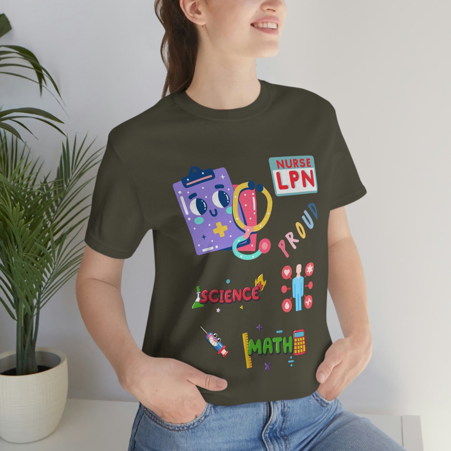 Nurse LPN Unisex Jersey Short Sleeve Tee Shirt