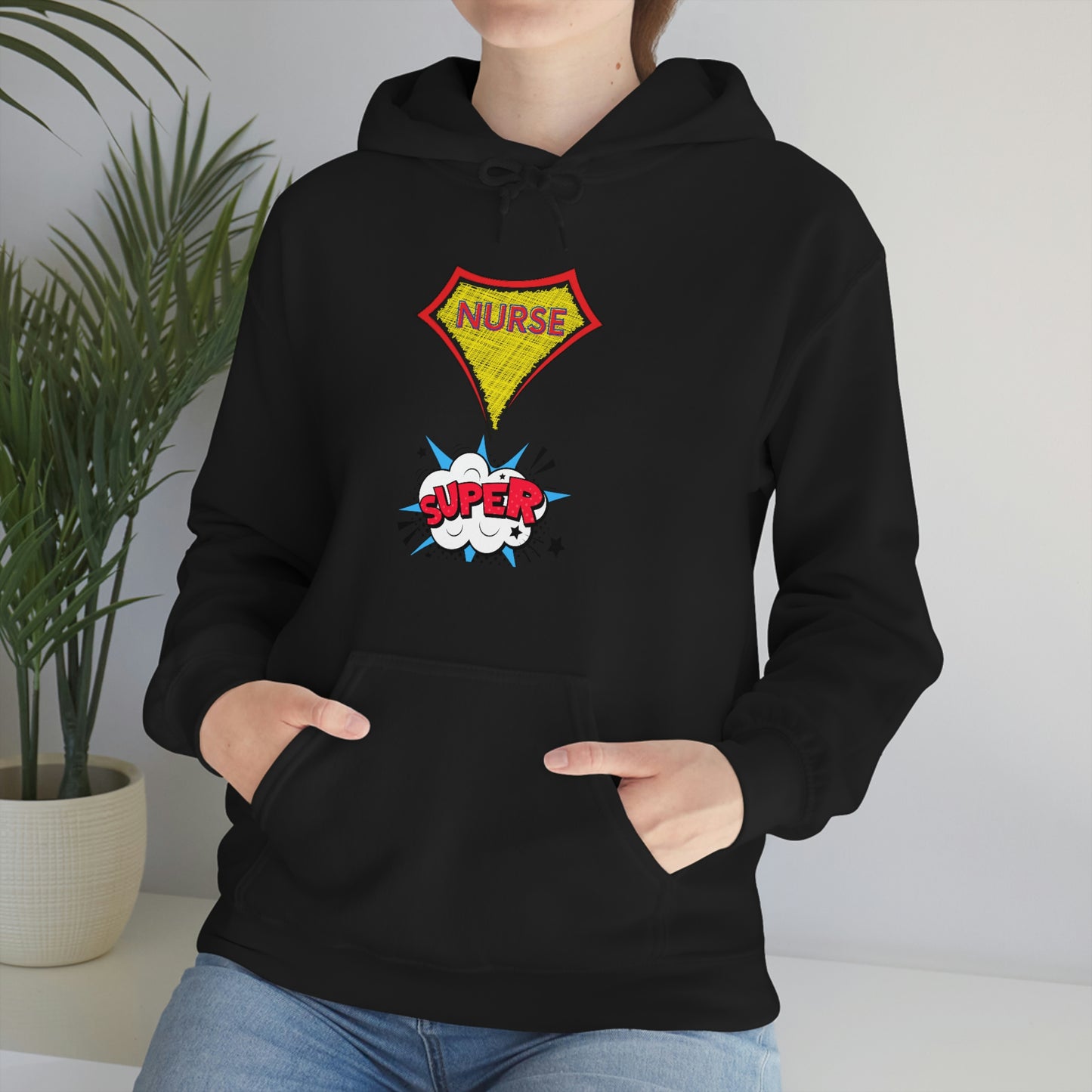 Super Nurse Hoodie Unisex Heavy Blend Hooded Sweatshirt