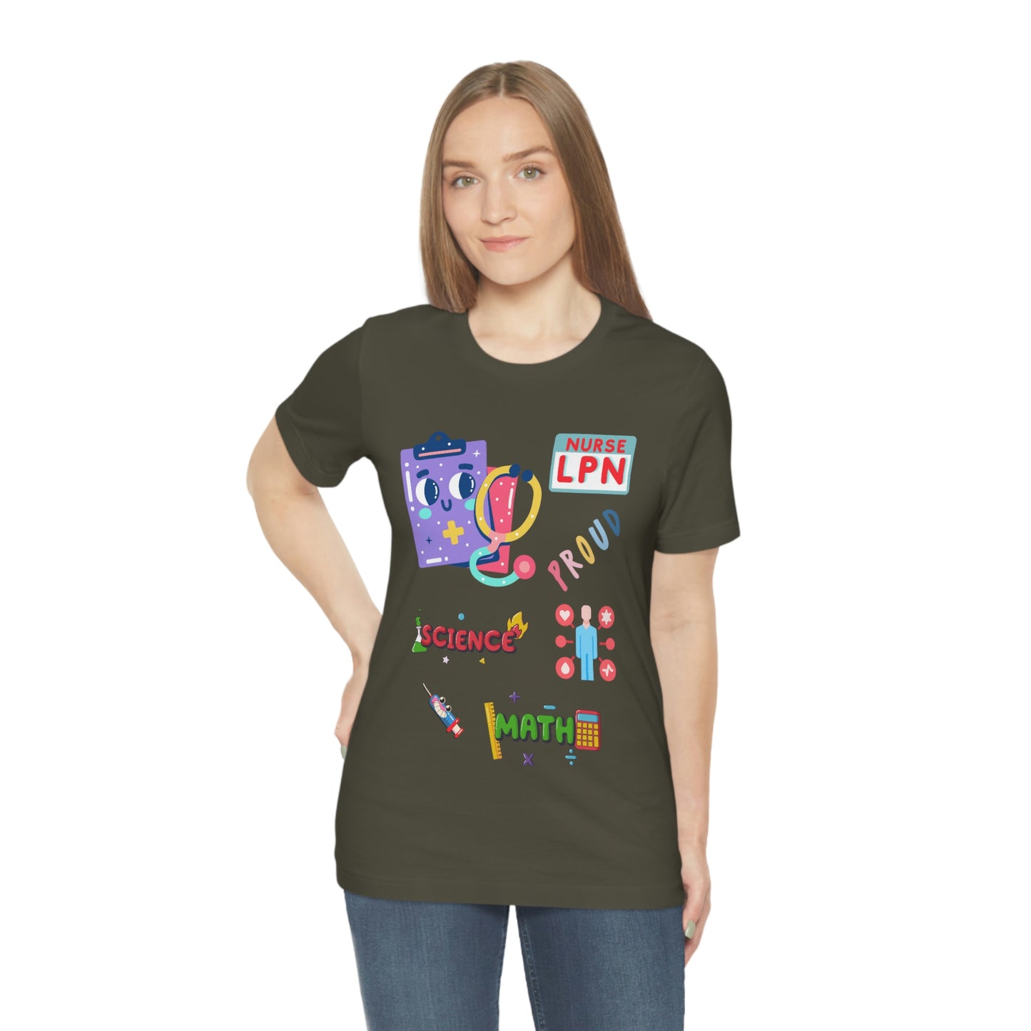 Nurse LPN Unisex Jersey Short Sleeve Tee Shirt