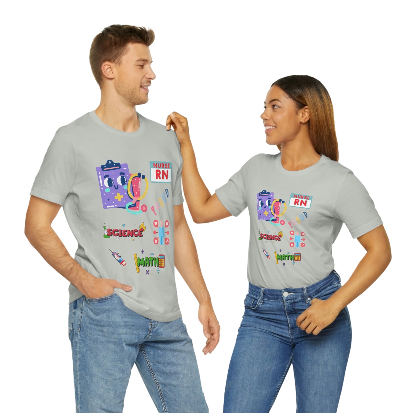 Nurse RN Unisex Jersey Short Sleeve Tee Shirt