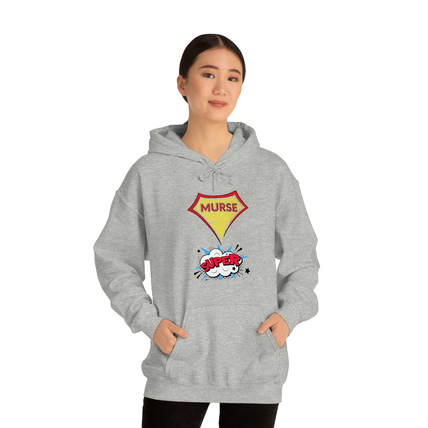 Super Murse Hoodie Unisex Heavy Blend Hooded Sweatshirt