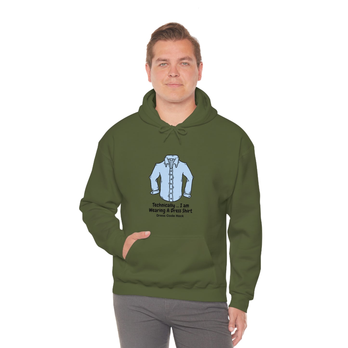 Dress Code Hack Hoodie Unisex Heavy Blend Hooded Sweatshirt