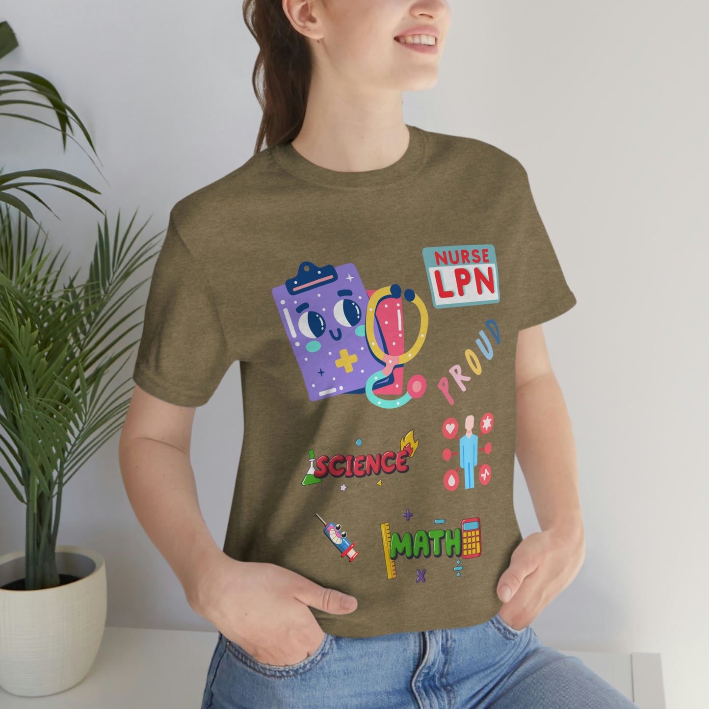Nurse LPN Unisex Jersey Short Sleeve Tee Shirt