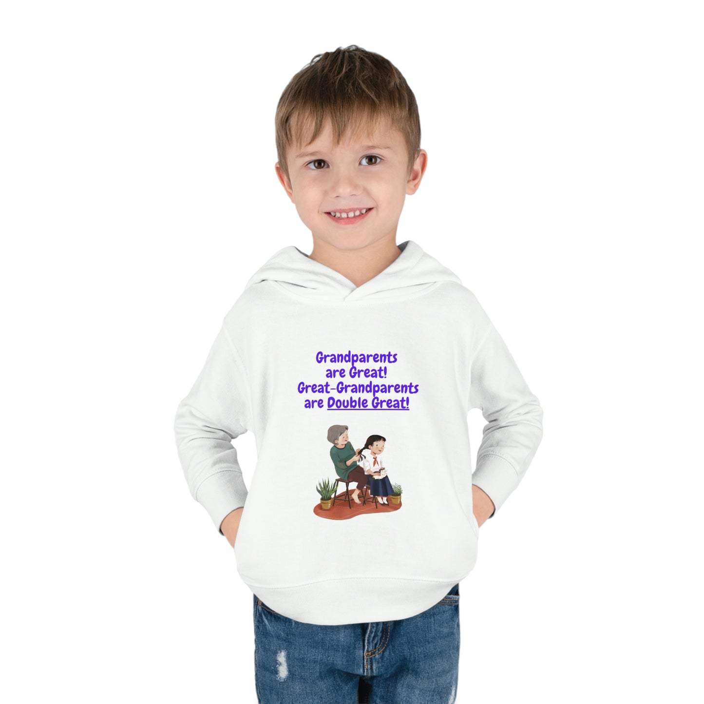 Great Grandparents Toddler Pullover Fleece Hoodie