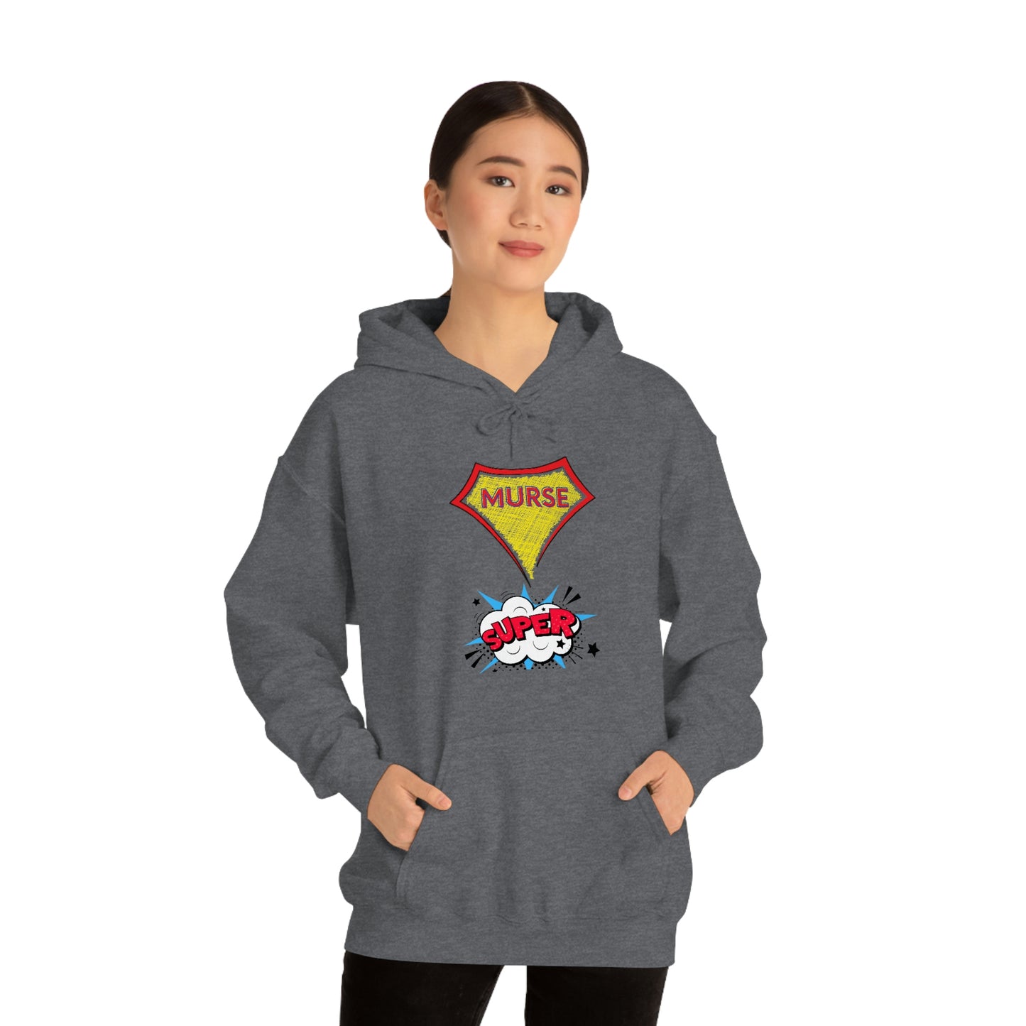 Super Murse Hoodie Unisex Heavy Blend Hooded Sweatshirt