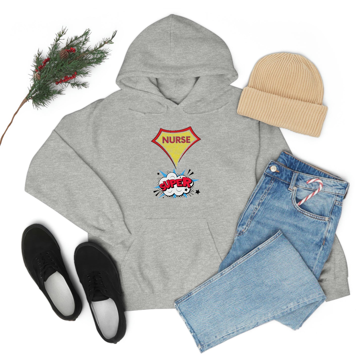 Super Nurse Hoodie Unisex Heavy Blend Hooded Sweatshirt