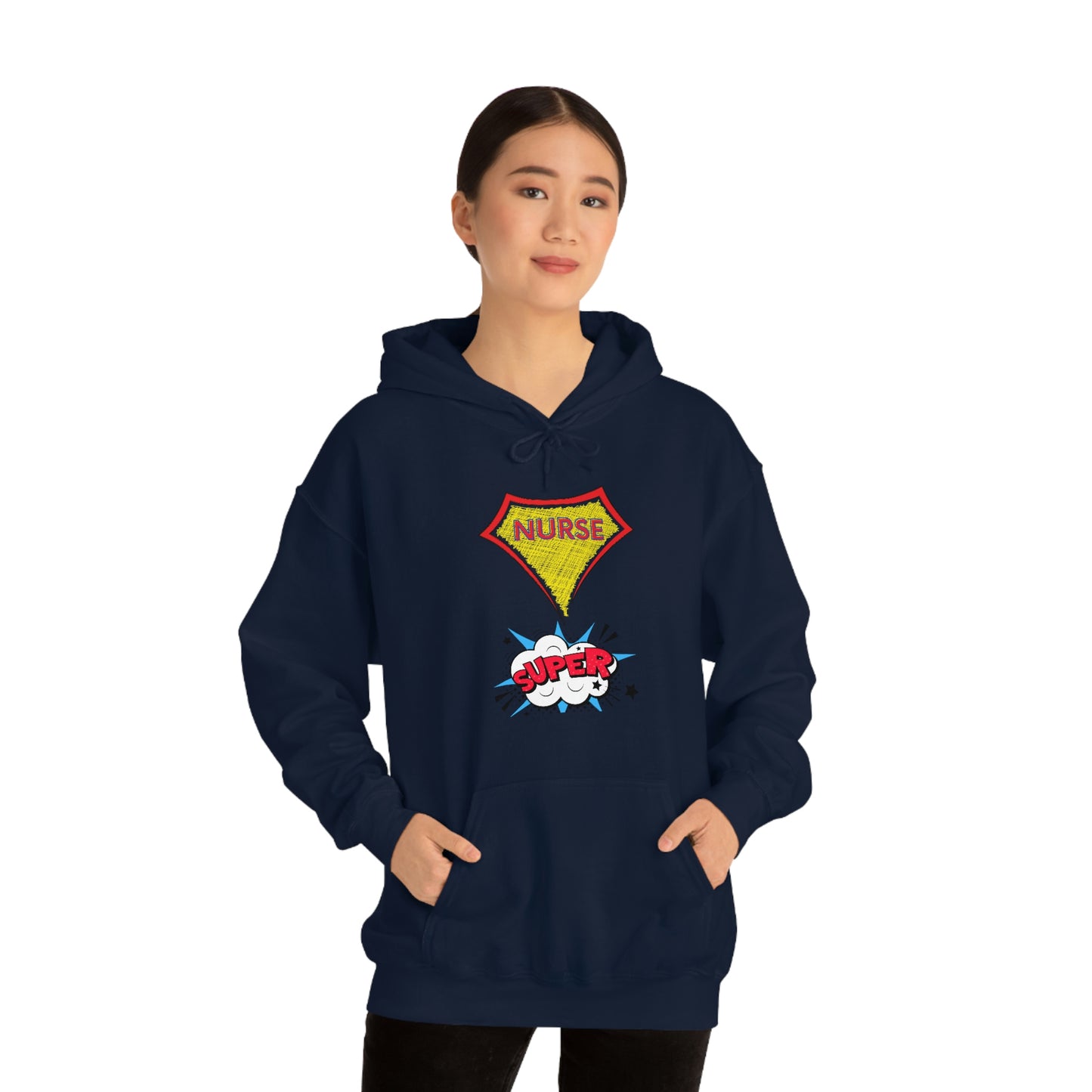 Super Nurse Hoodie Unisex Heavy Blend Hooded Sweatshirt