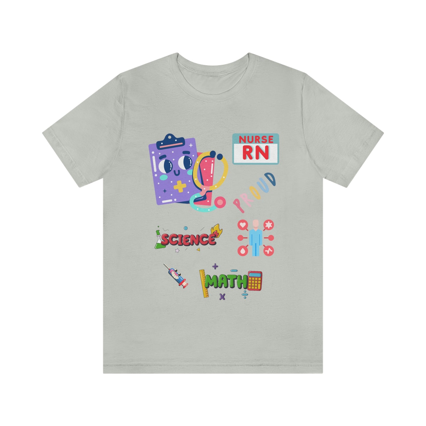 Nurse RN Unisex Jersey Short Sleeve Tee Shirt