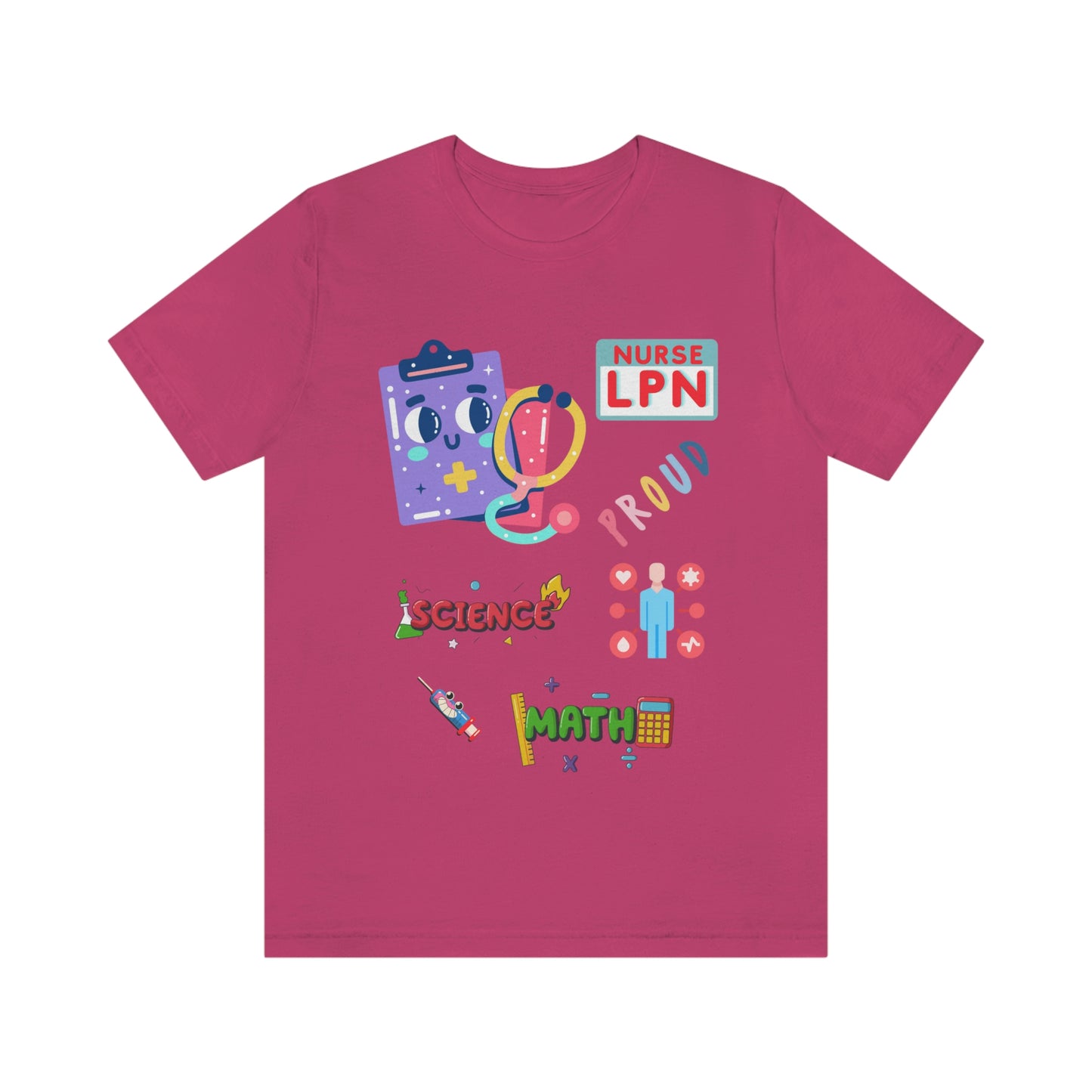Nurse LPN Unisex Jersey Short Sleeve Tee Shirt