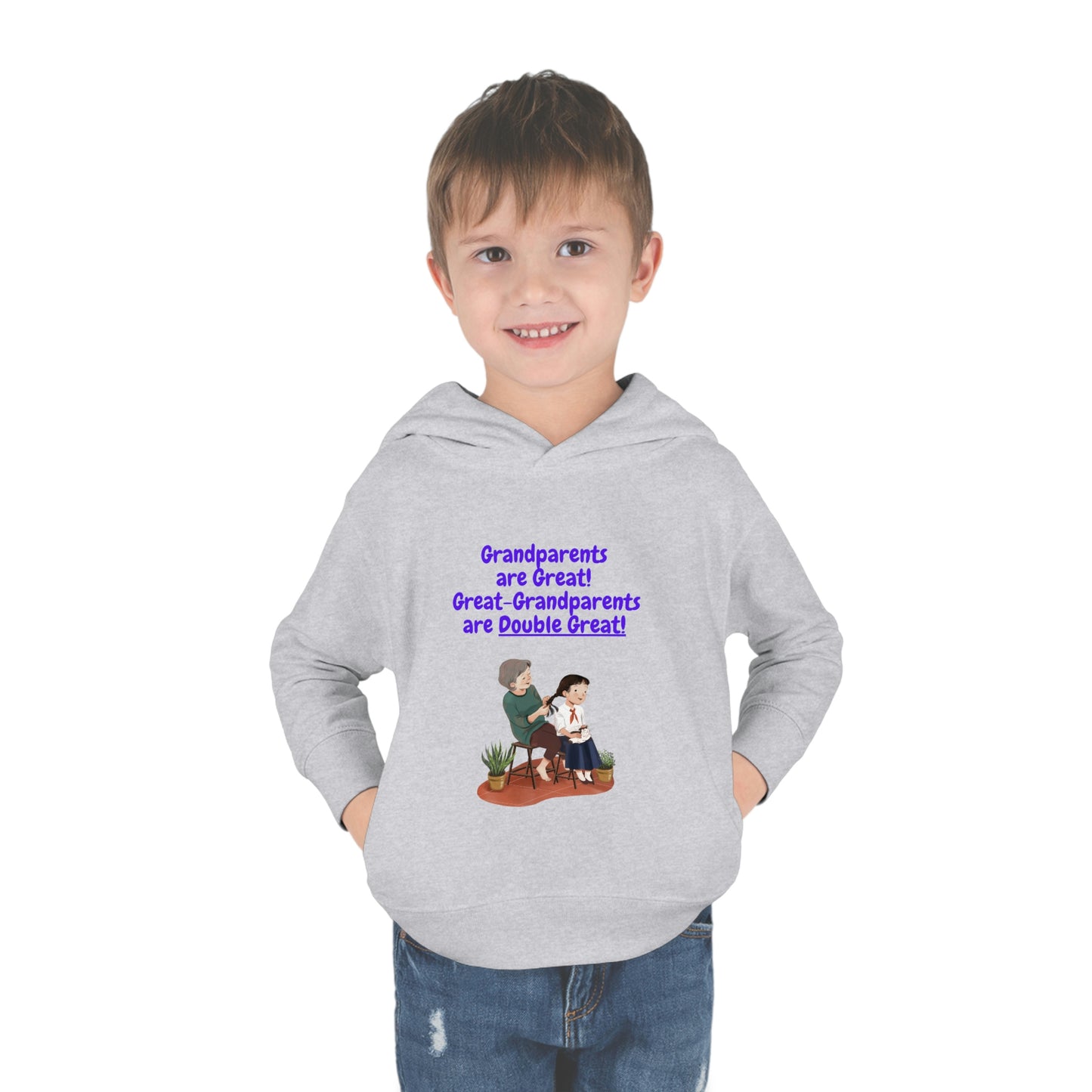 Great Grandparents Toddler Pullover Fleece Hoodie