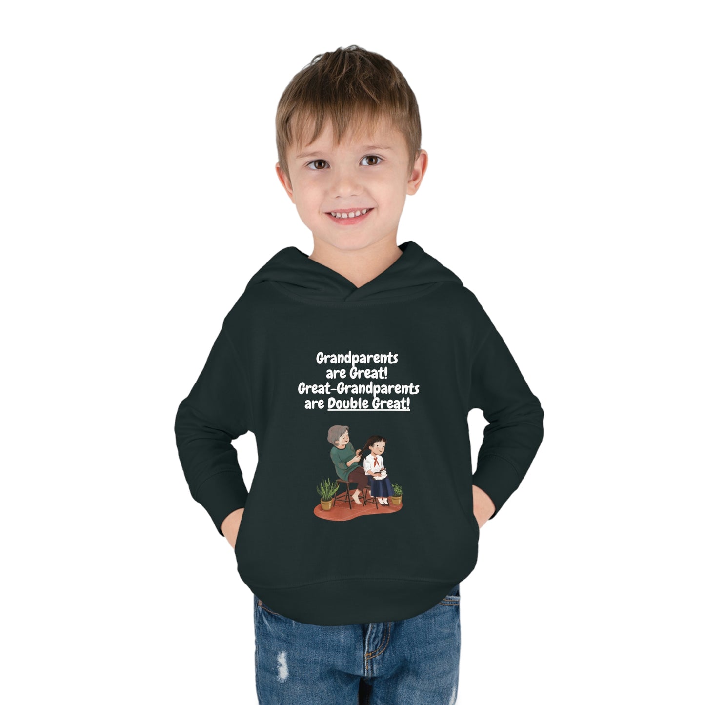 Great Grandparents Toddler Pullover Fleece Hoodie