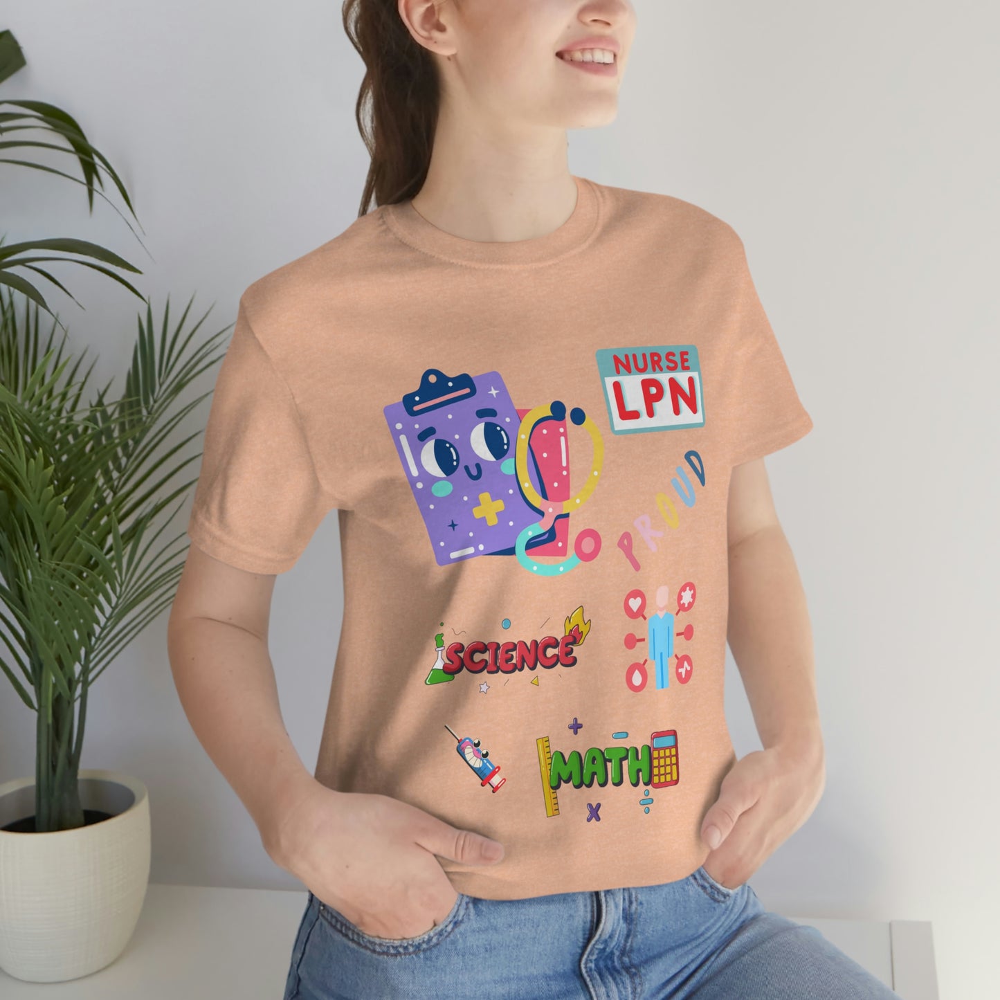 Nurse LPN Unisex Jersey Short Sleeve Tee Shirt