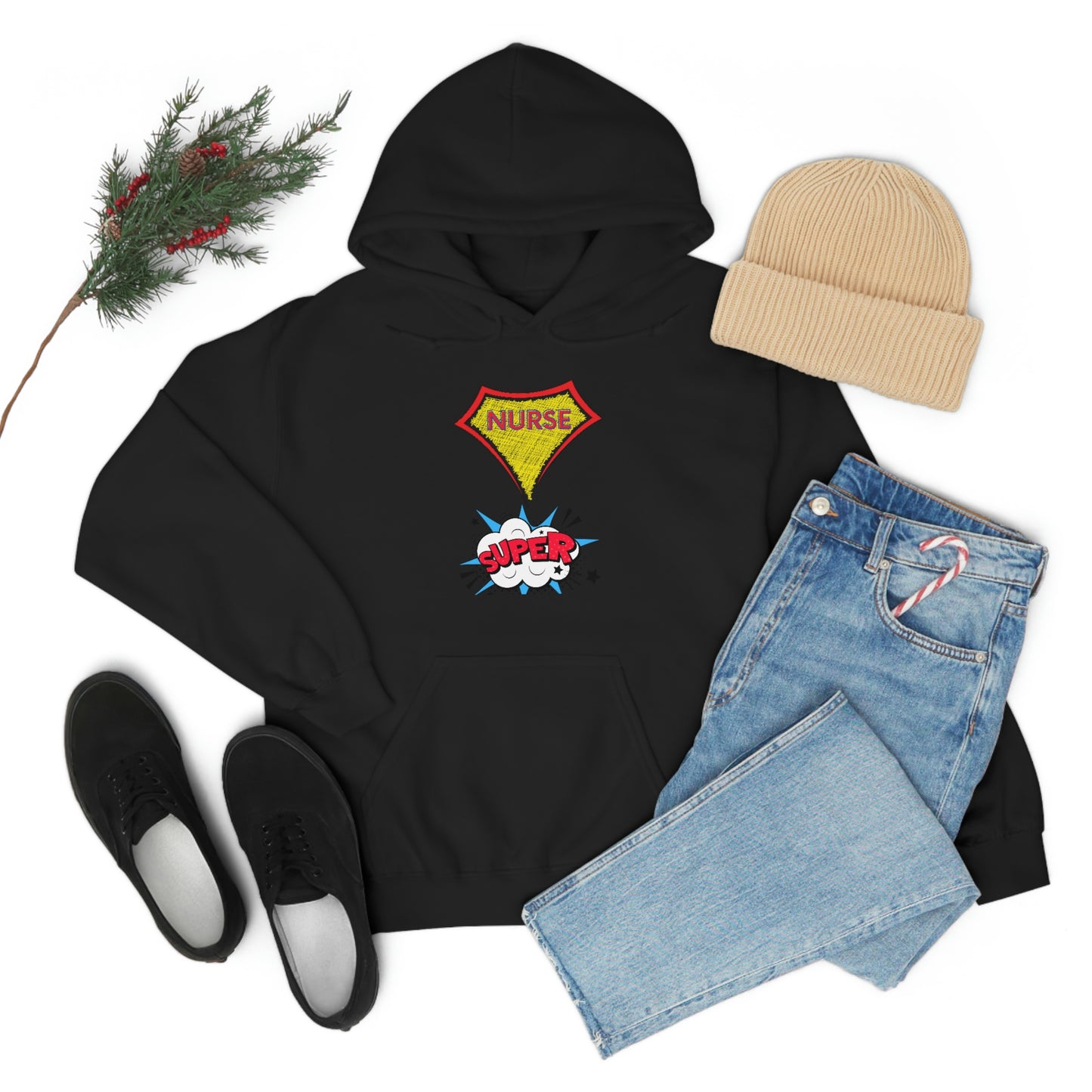 Super Nurse Hoodie Unisex Heavy Blend Hooded Sweatshirt