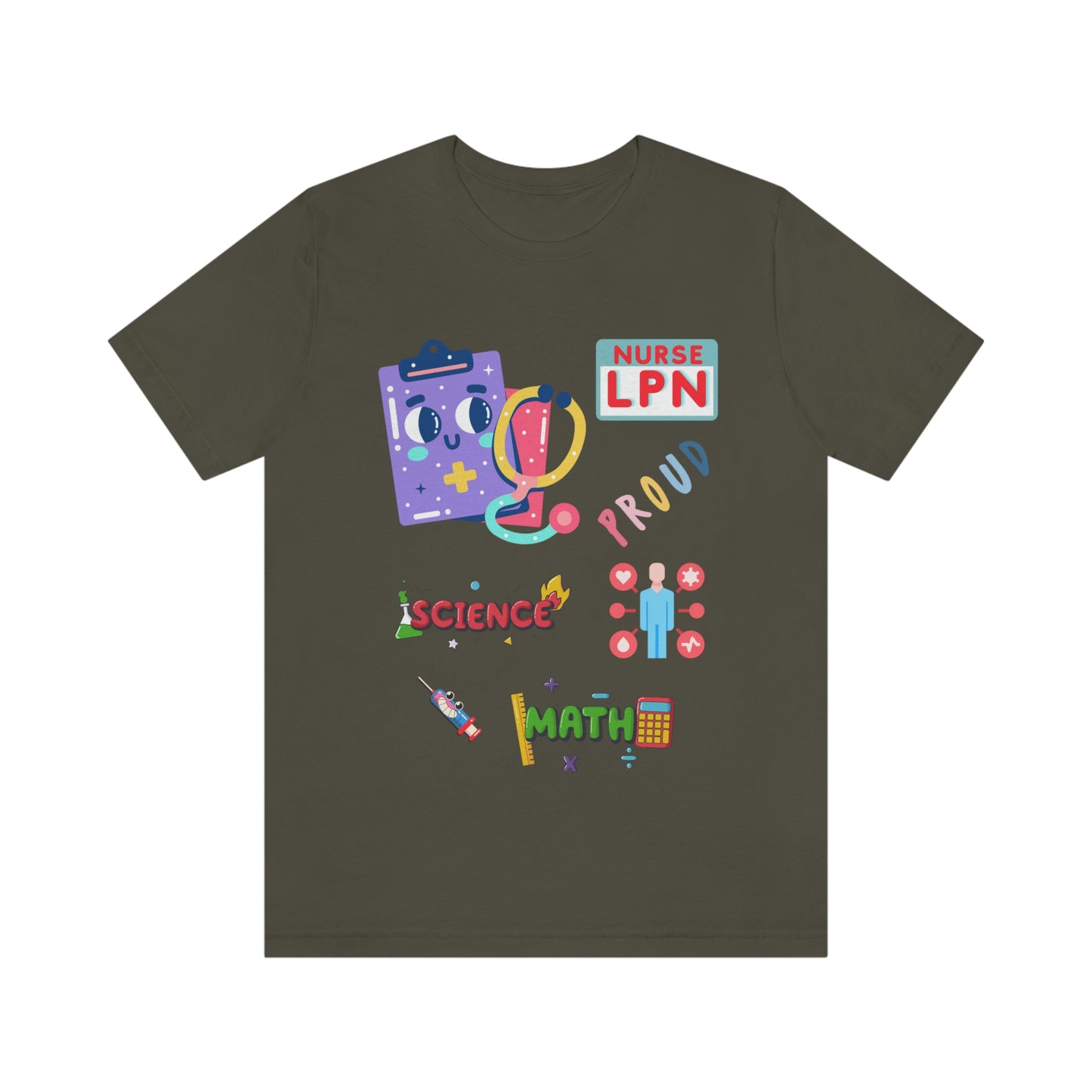 Nurse LPN Unisex Jersey Short Sleeve Tee Shirt