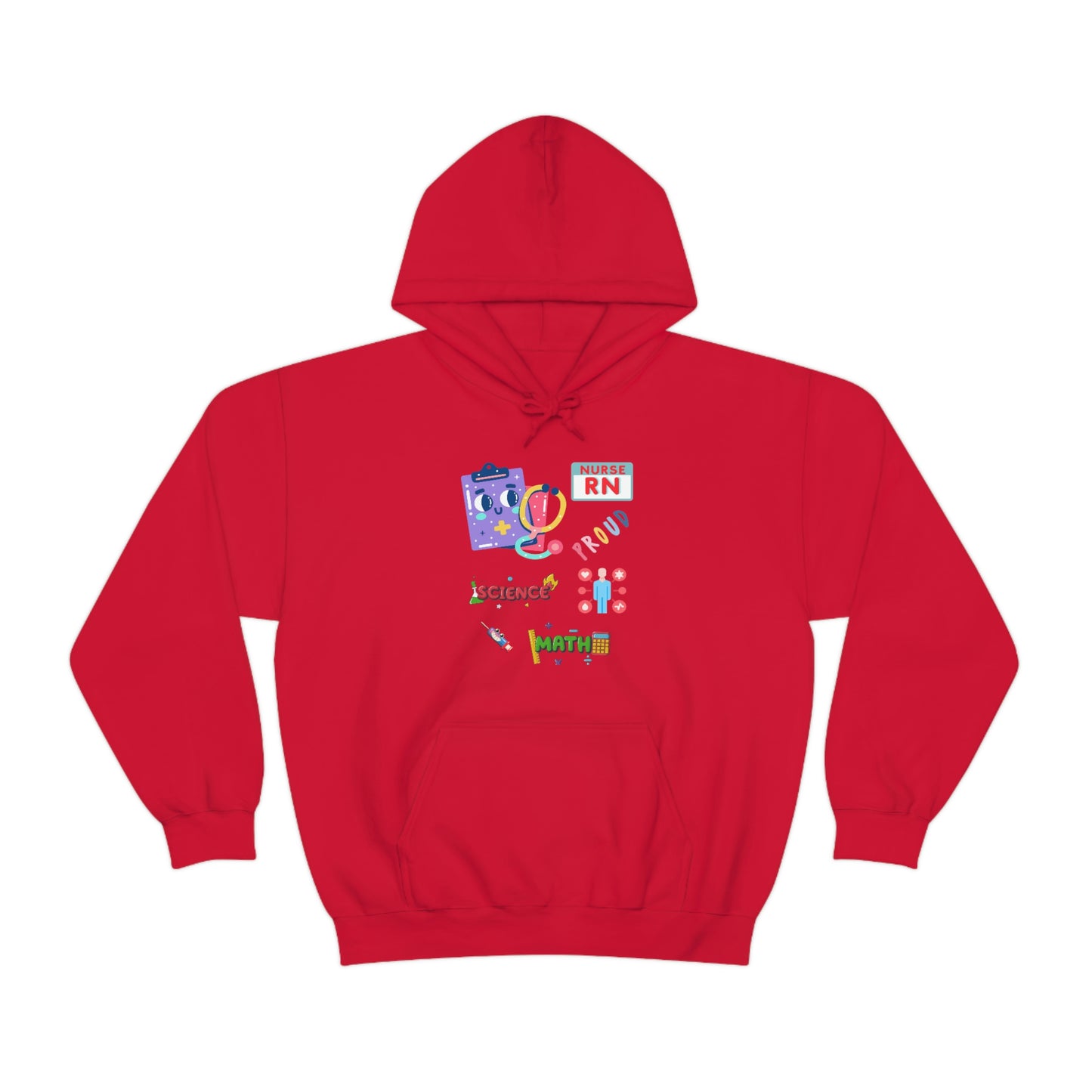 Nurse RN Unisex Heavy Blend Hooded Sweatshirt Hoodie