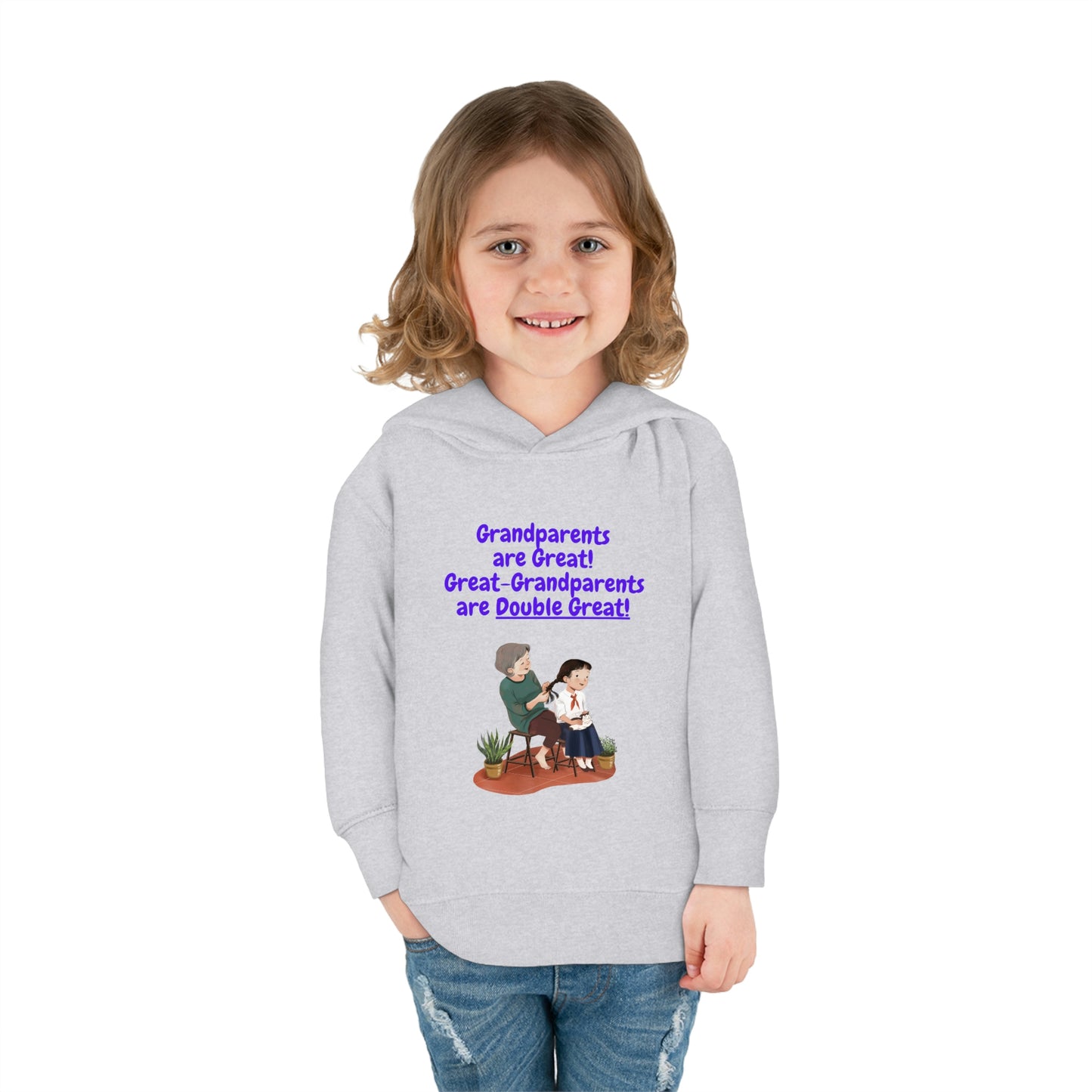 Great Grandparents Toddler Pullover Fleece Hoodie