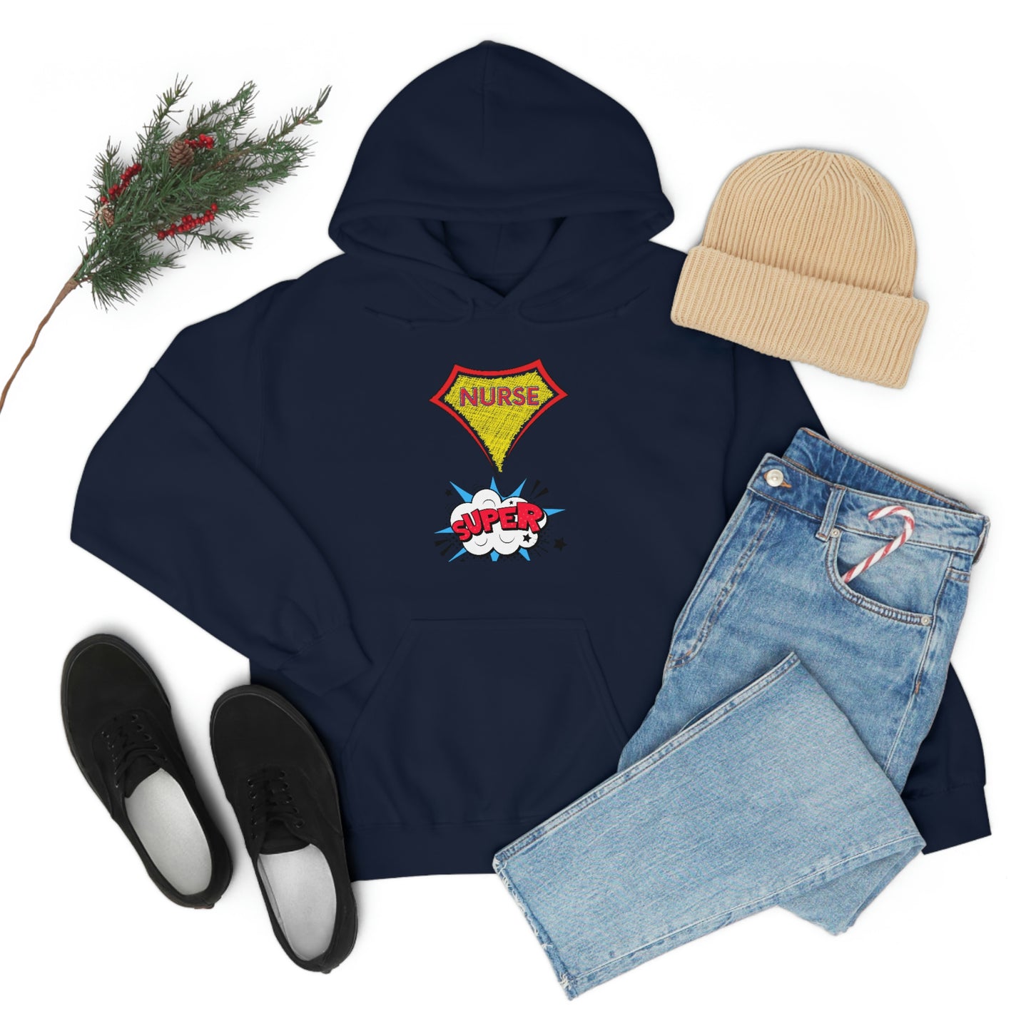 Super Nurse Hoodie Unisex Heavy Blend Hooded Sweatshirt