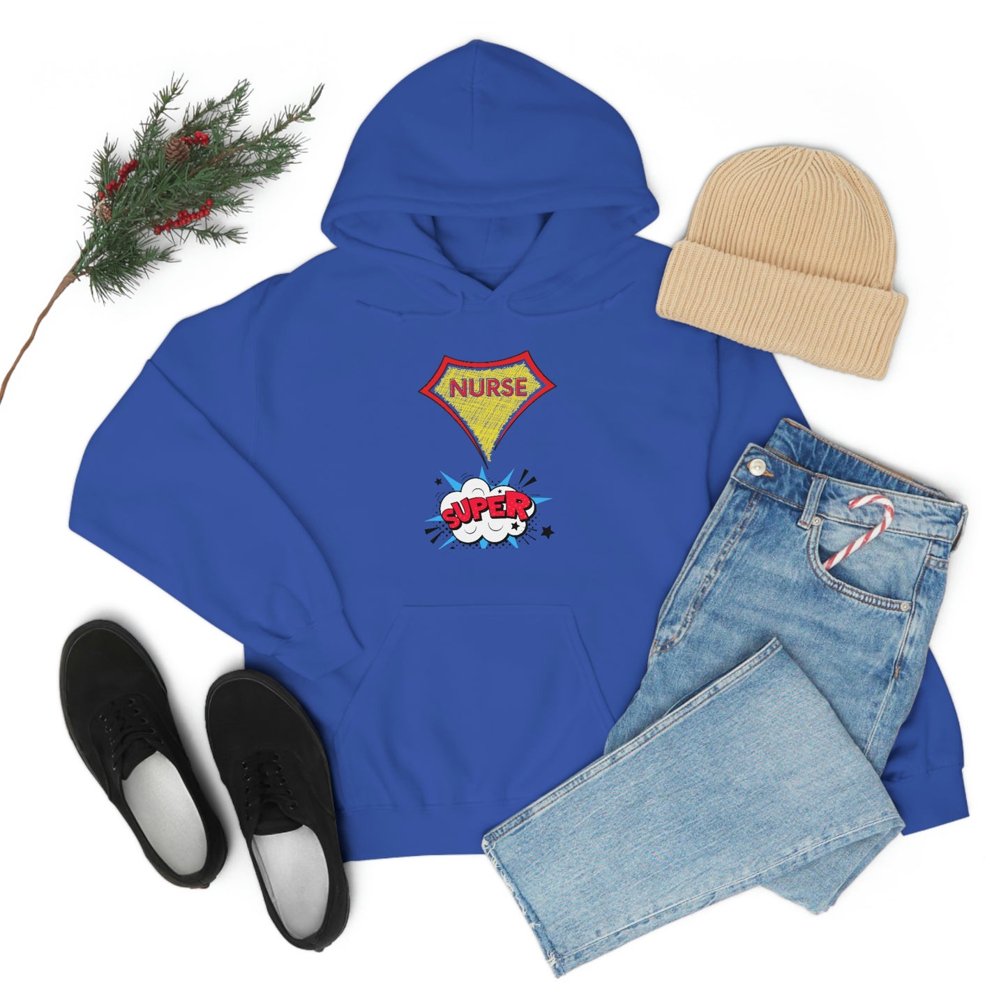 Super Nurse Hoodie Unisex Heavy Blend Hooded Sweatshirt