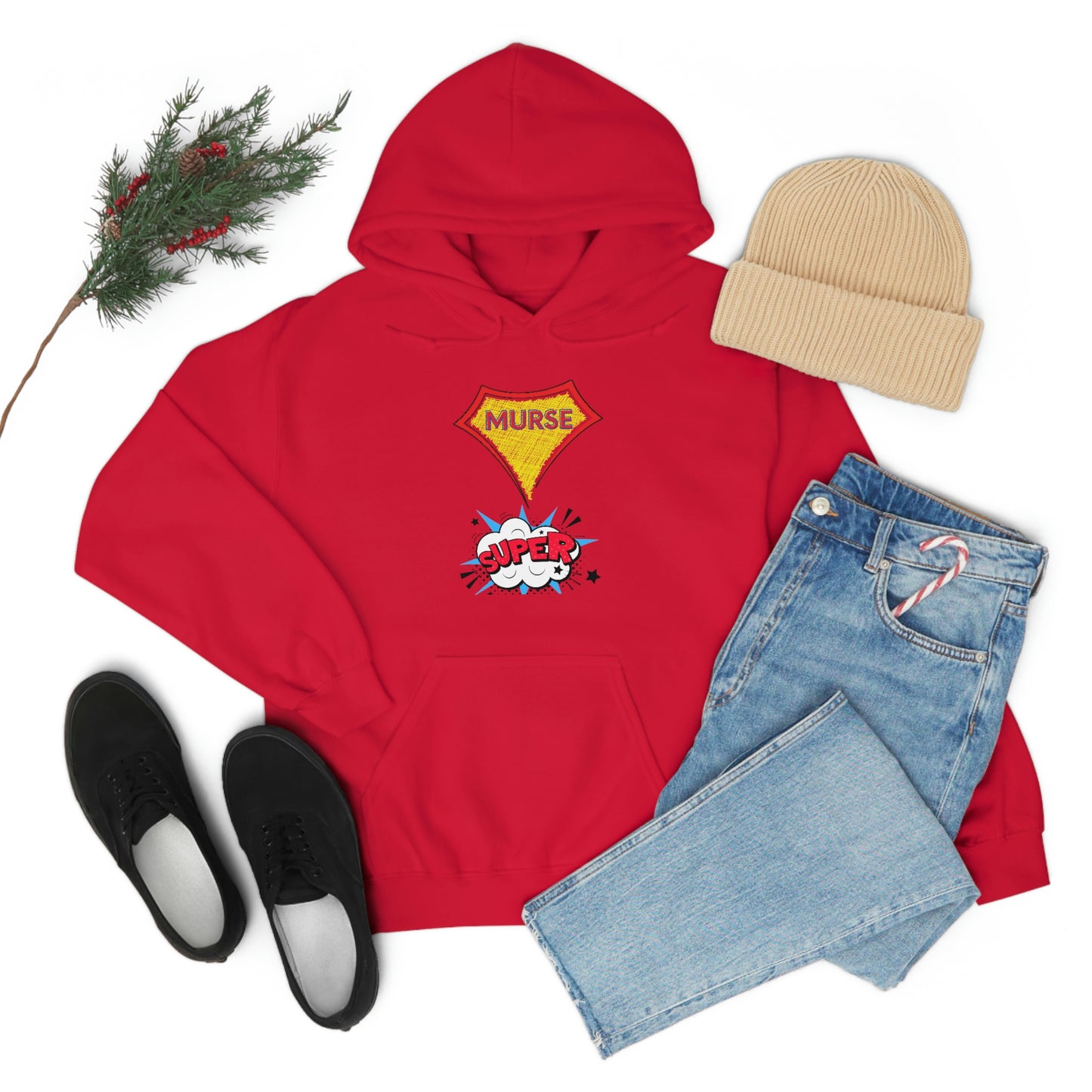 Super Murse Hoodie Unisex Heavy Blend Hooded Sweatshirt