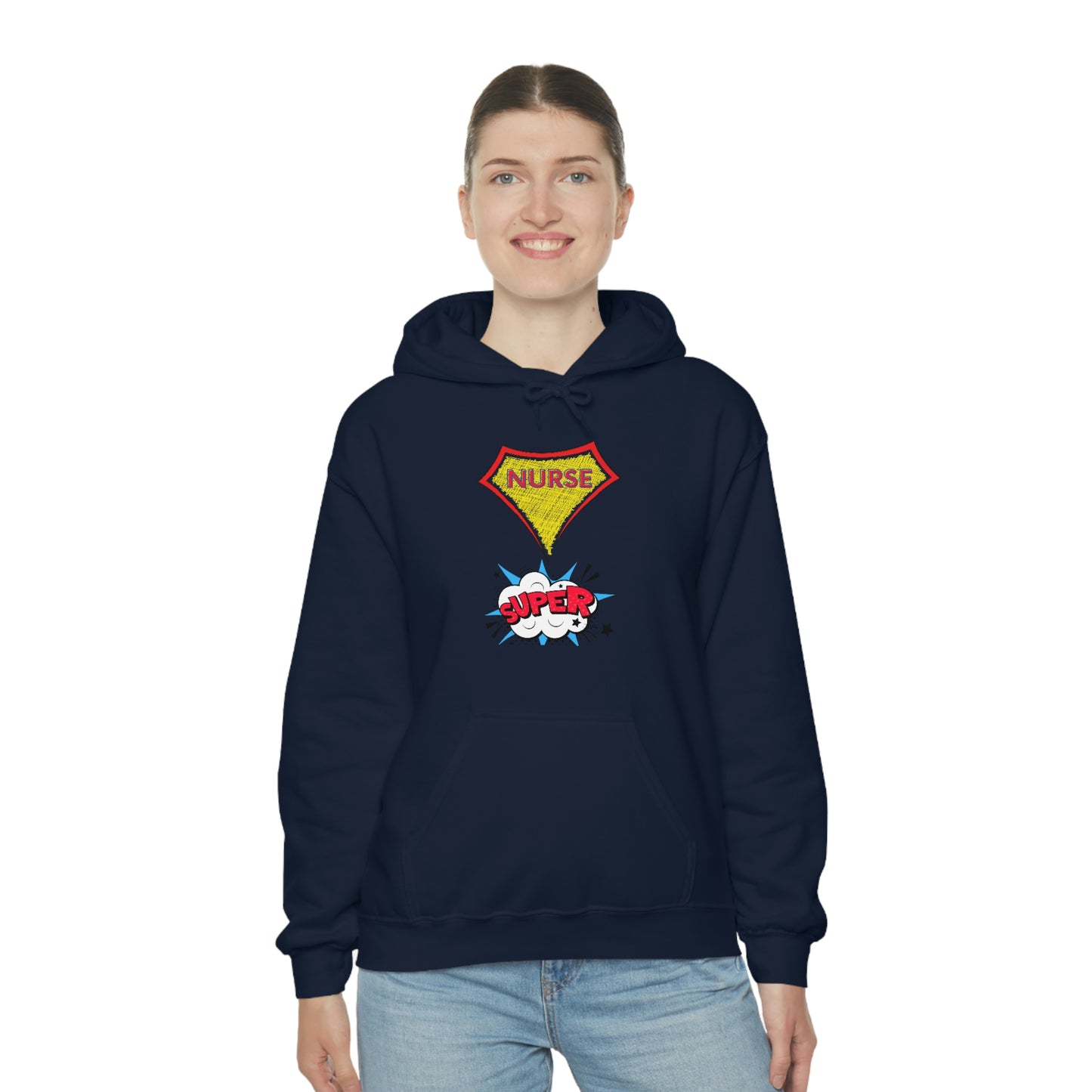 Super Nurse Hoodie Unisex Heavy Blend Hooded Sweatshirt