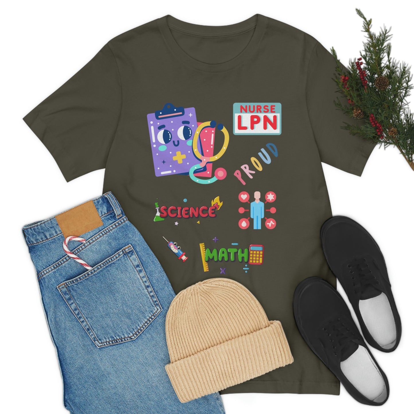 Nurse LPN Unisex Jersey Short Sleeve Tee Shirt