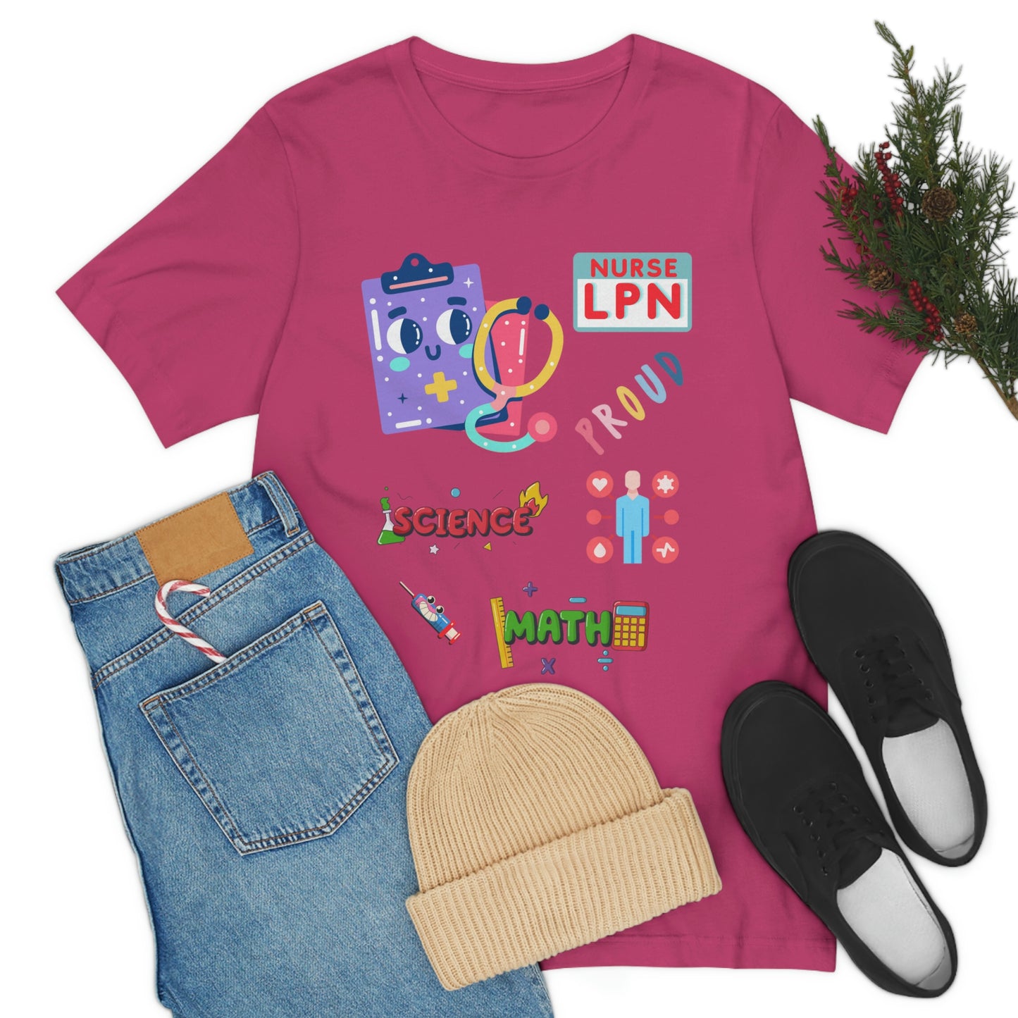 Nurse LPN Unisex Jersey Short Sleeve Tee Shirt