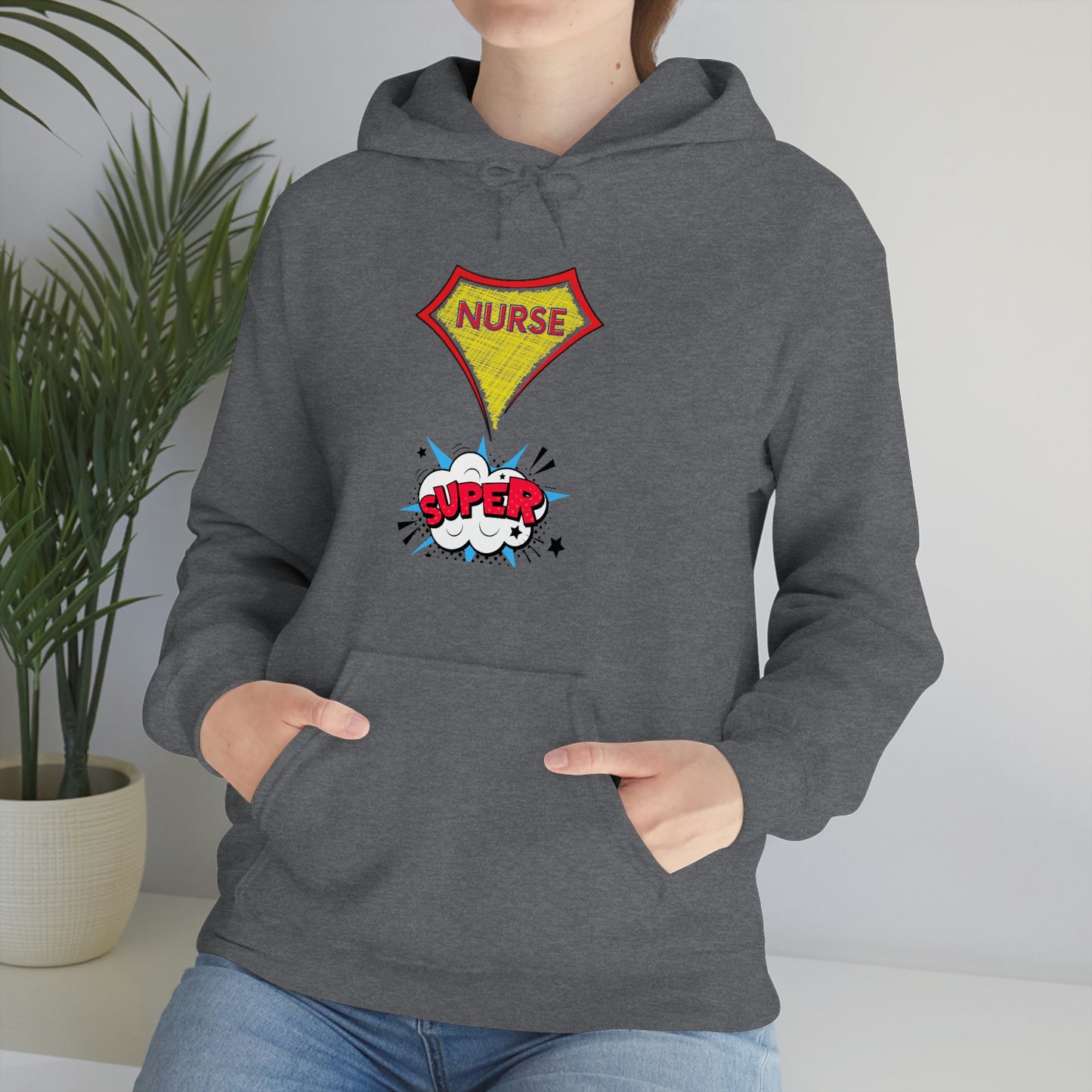 Super Nurse Hoodie Unisex Heavy Blend Hooded Sweatshirt