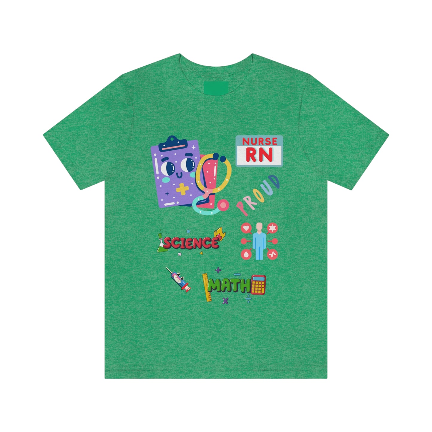 Nurse RN Unisex Jersey Short Sleeve Tee Shirt