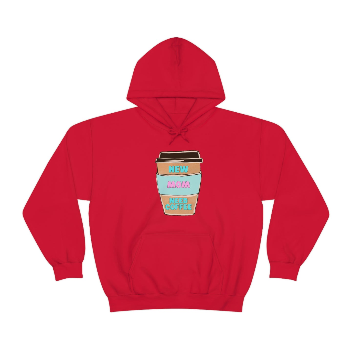New Mom Need Coffee Unisex Heavy Blend Hooded Sweatshirt Hoodie