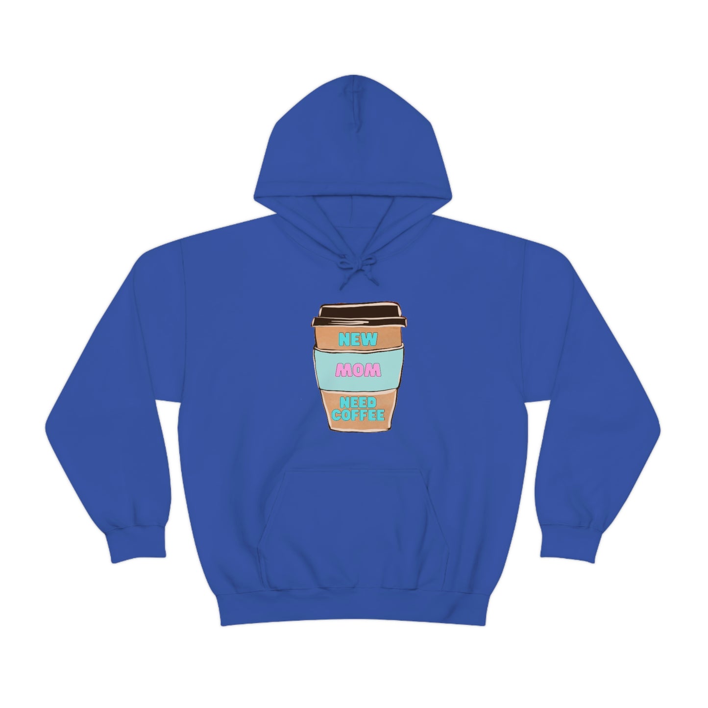 New Mom Need Coffee Unisex Heavy Blend Hooded Sweatshirt Hoodie