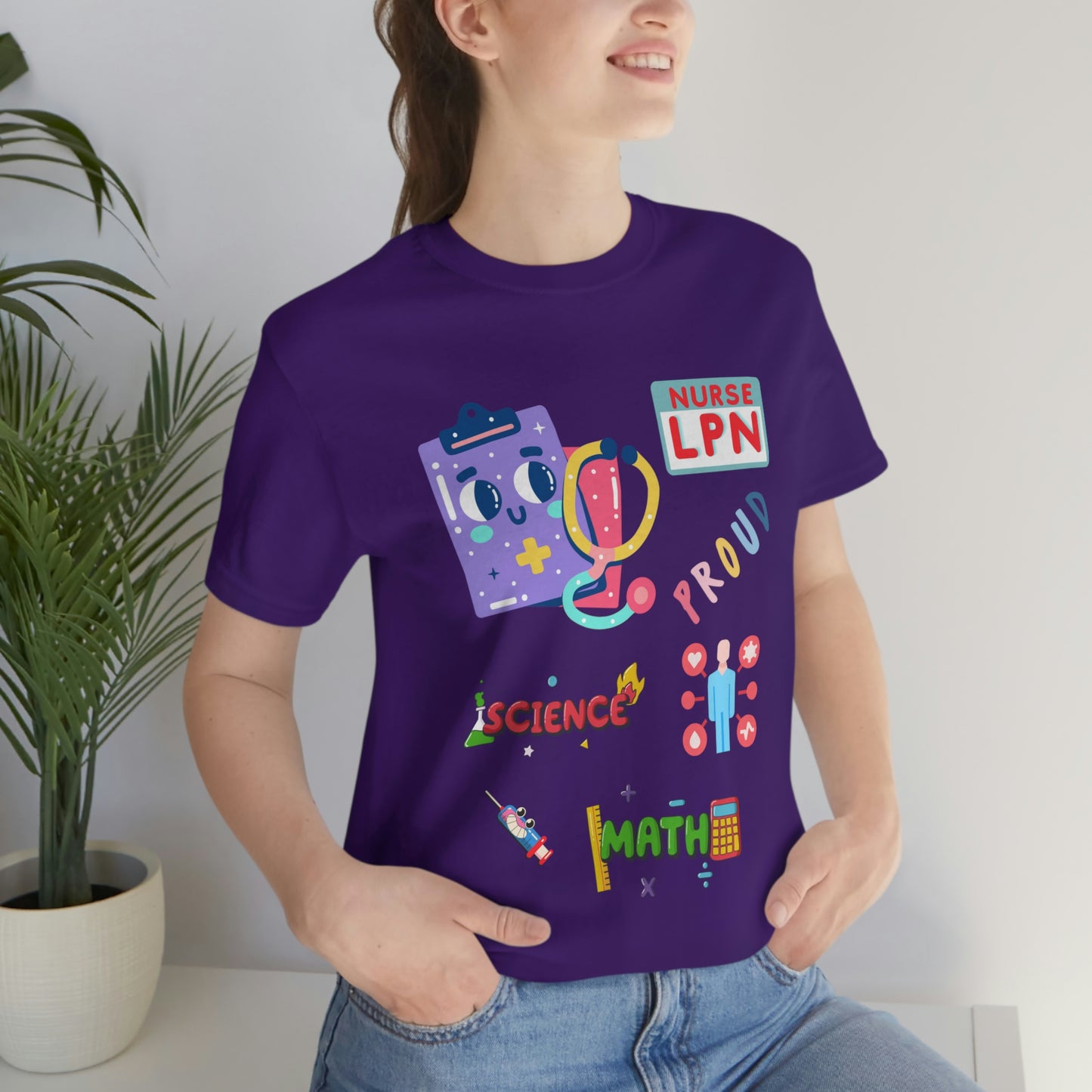 Nurse LPN Unisex Jersey Short Sleeve Tee Shirt