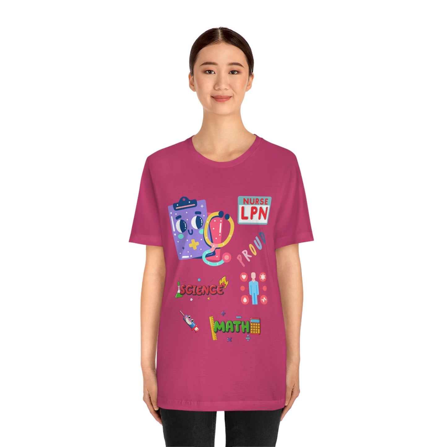 Nurse LPN Unisex Jersey Short Sleeve Tee Shirt