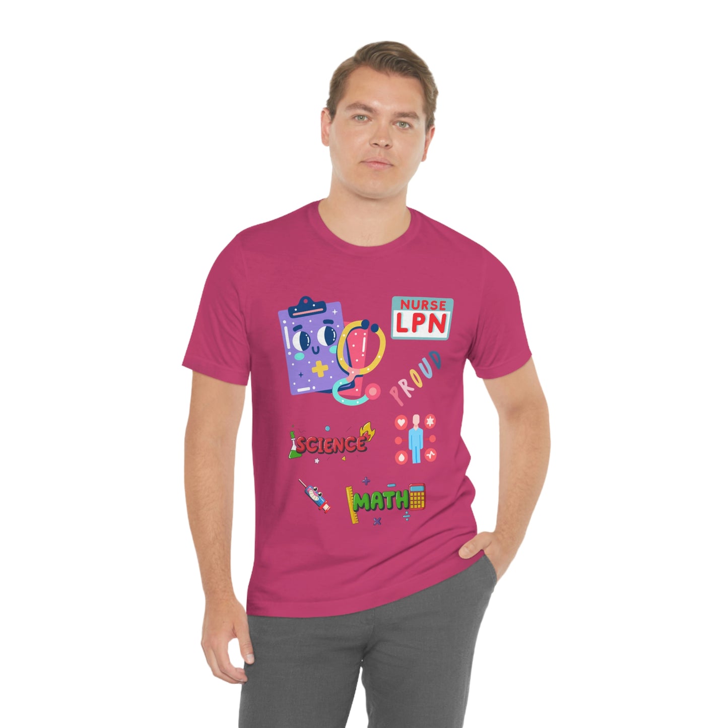 Nurse LPN Unisex Jersey Short Sleeve Tee Shirt