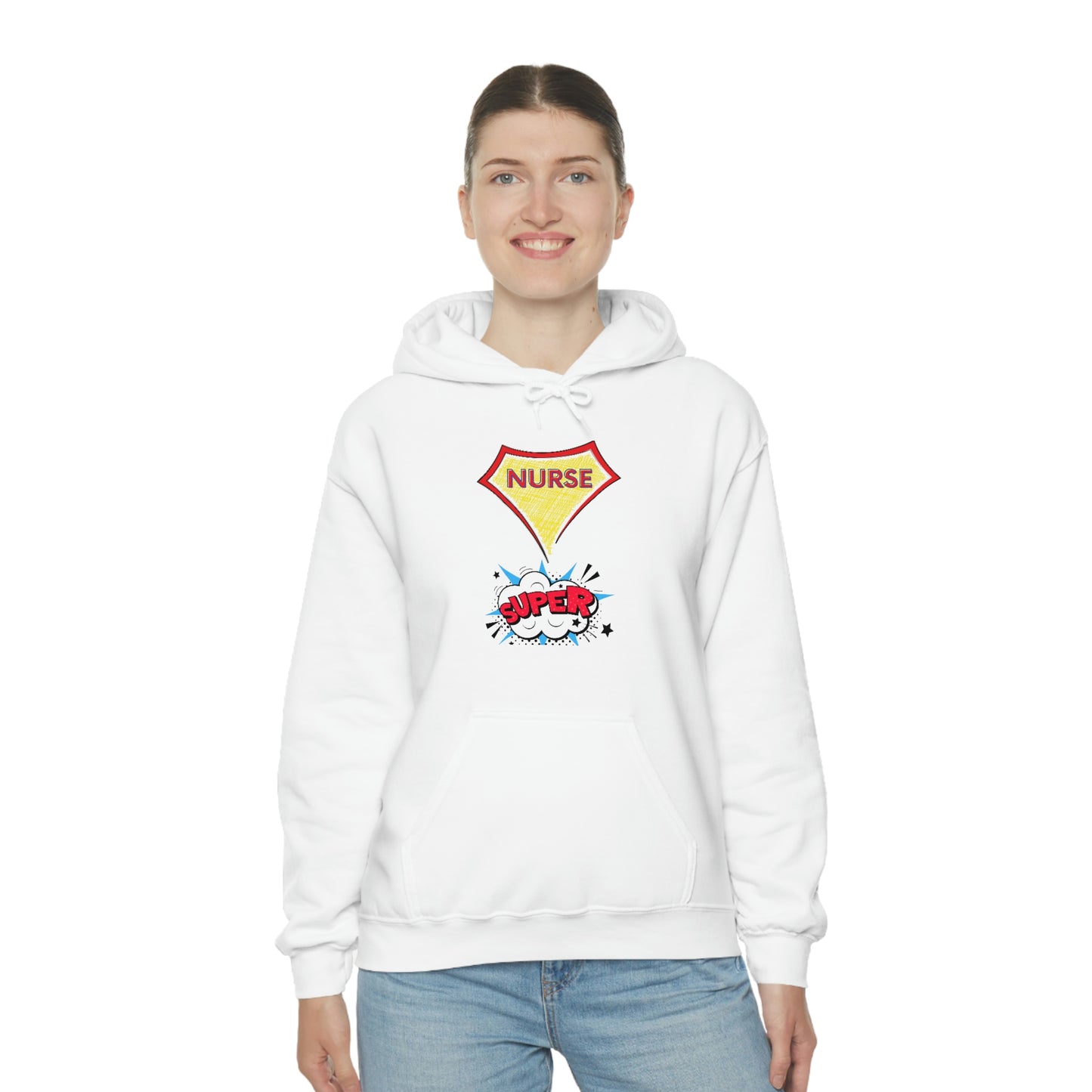 Super Nurse Hoodie Unisex Heavy Blend Hooded Sweatshirt