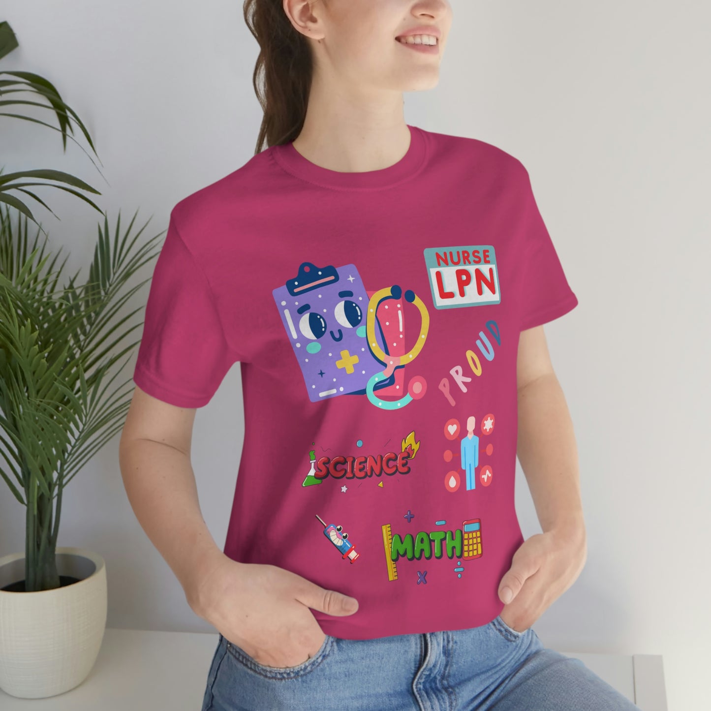 Nurse LPN Unisex Jersey Short Sleeve Tee Shirt