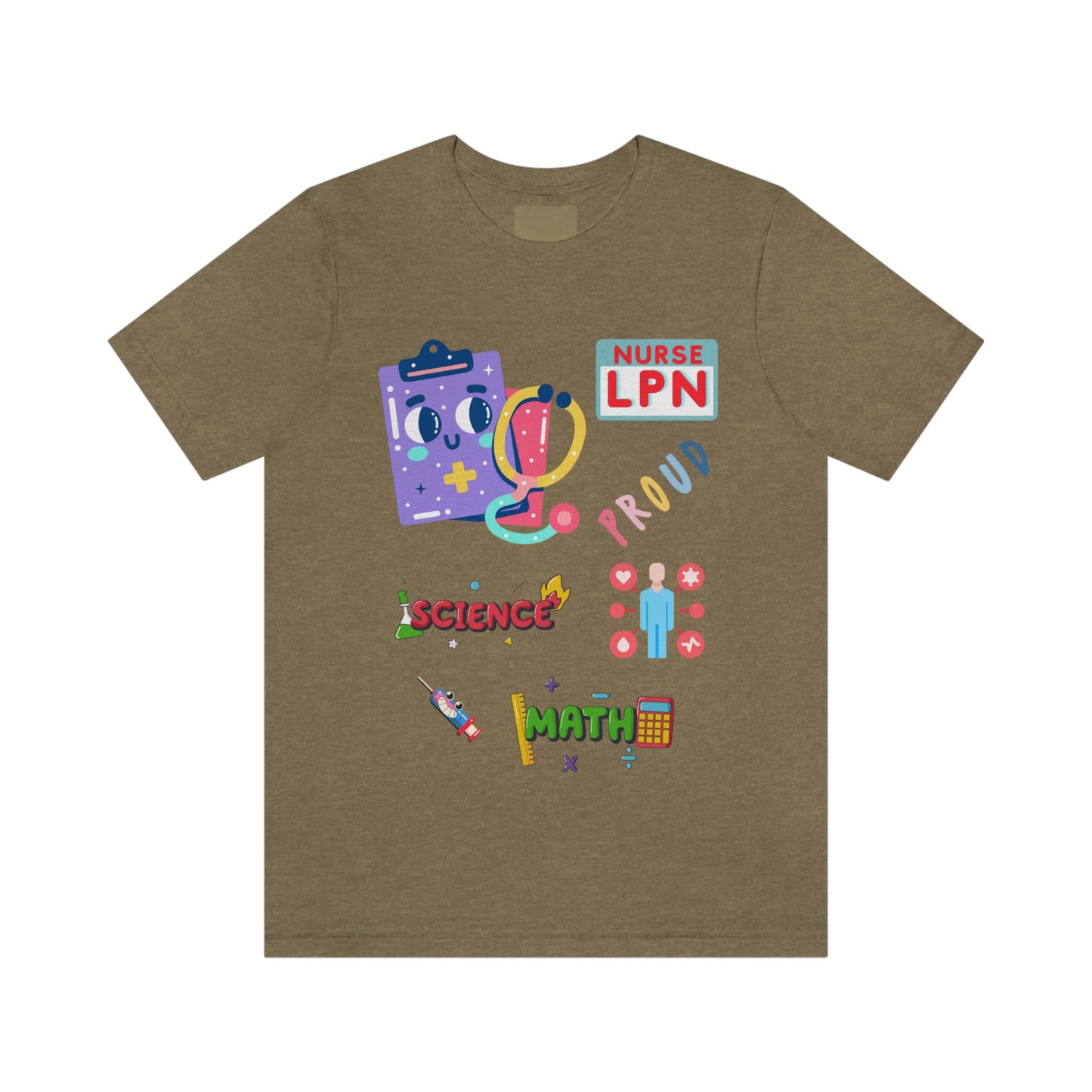 Nurse LPN Unisex Jersey Short Sleeve Tee Shirt