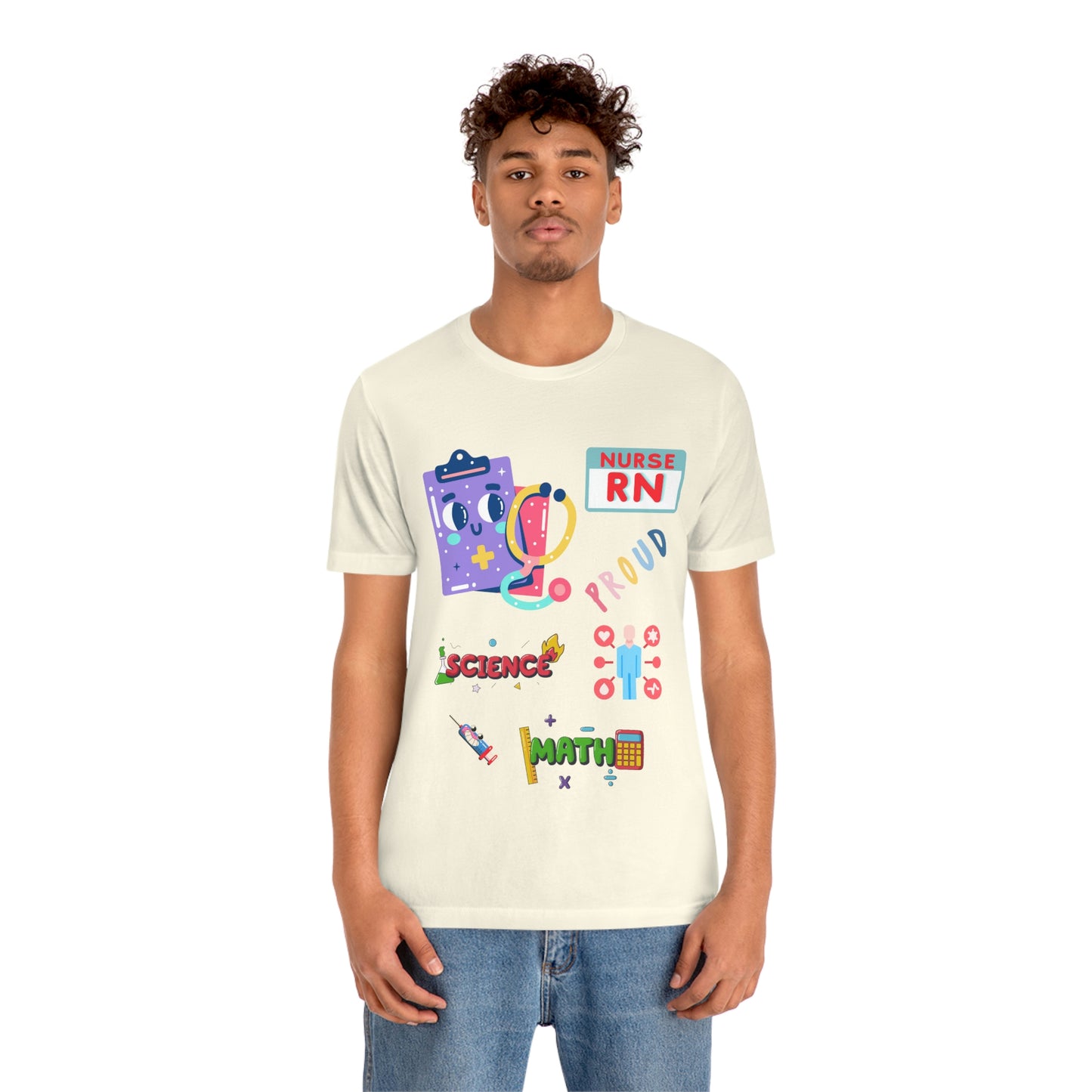 Nurse RN Unisex Jersey Short Sleeve Tee Shirt