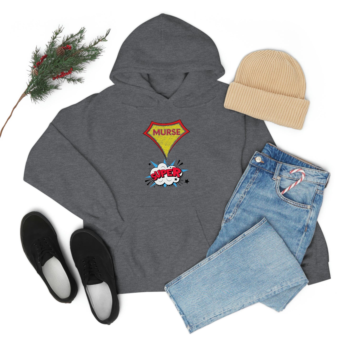 Super Murse Hoodie Unisex Heavy Blend Hooded Sweatshirt