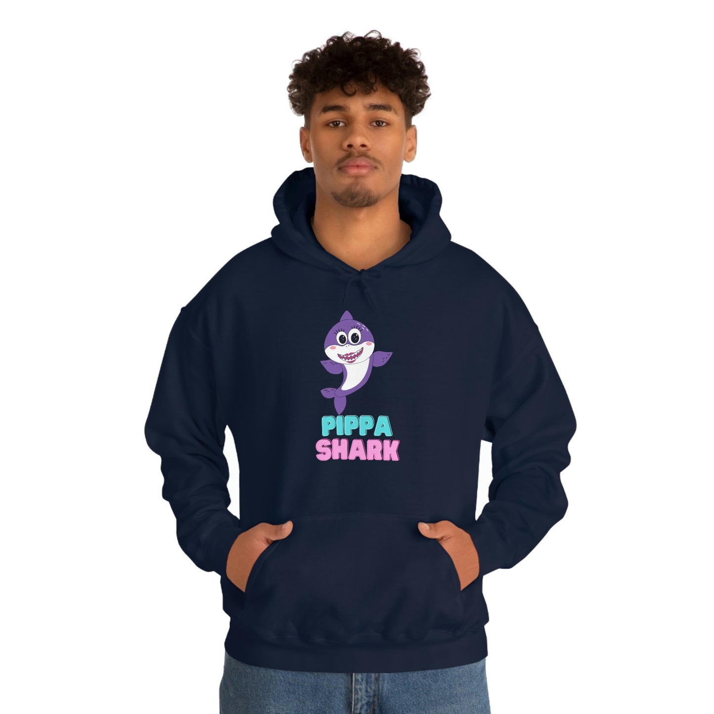 Pippa Shark Hoodie Unisex Heavy Blend Hooded Sweatshirt