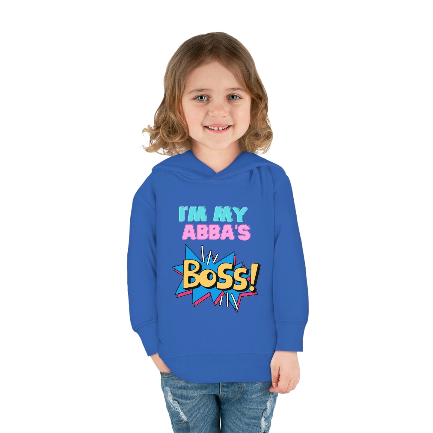 Abba Boss Toddler Pullover Fleece Hoodie