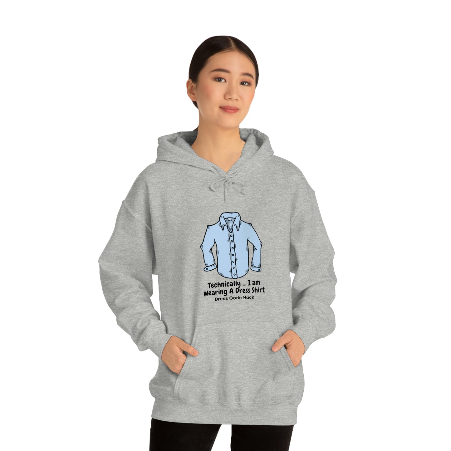 Dress Code Hack Hoodie Unisex Heavy Blend Hooded Sweatshirt