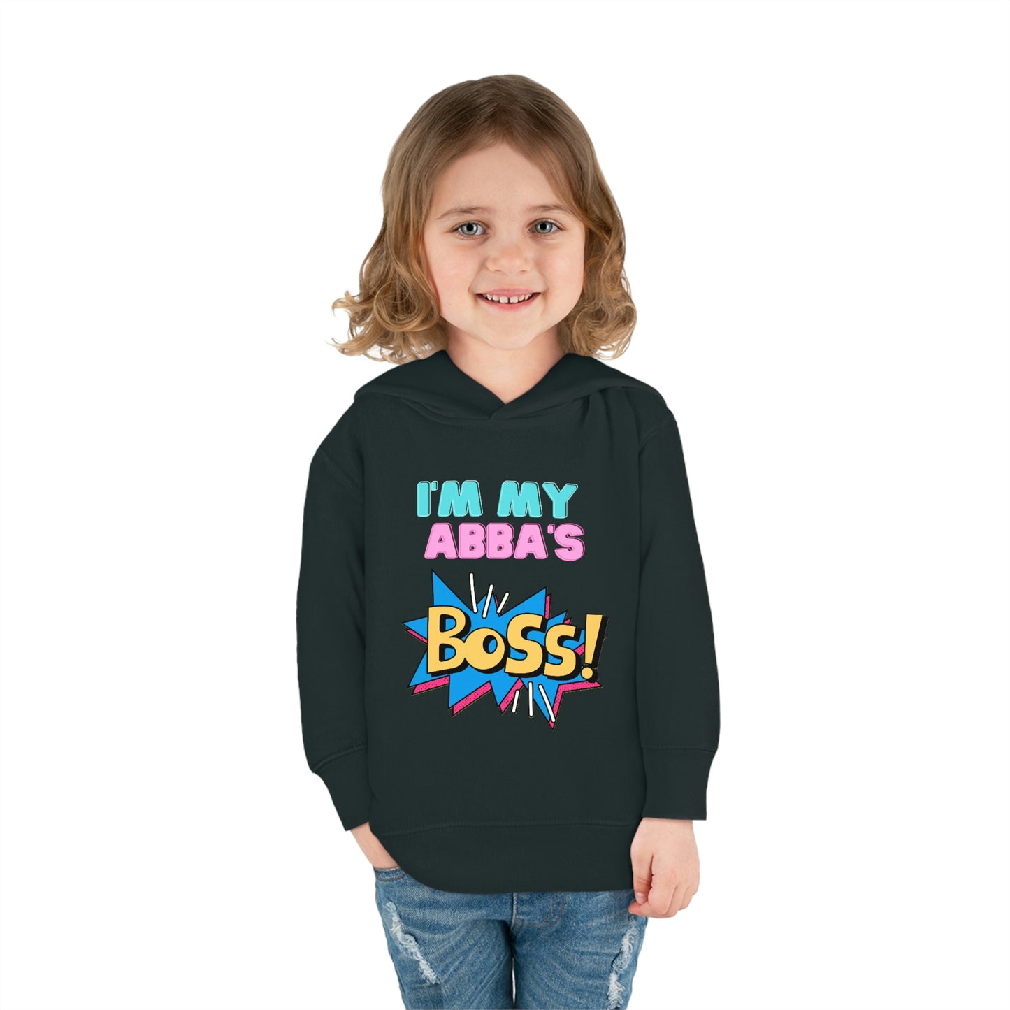 Abba Boss Toddler Pullover Fleece Hoodie