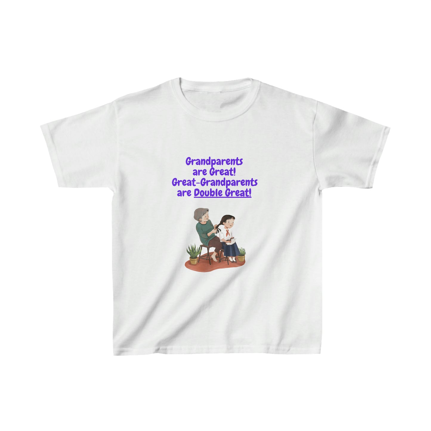 Great Grandparents Kids Heavy Cotton Tee